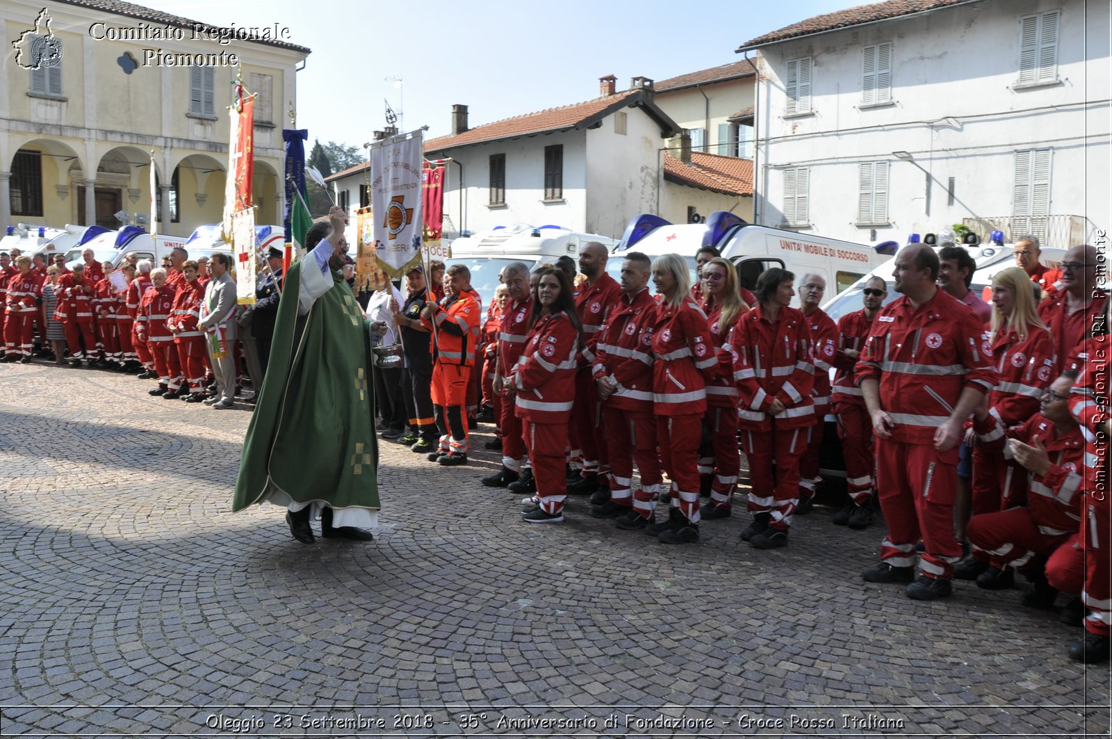 Oleggio 23 Settembre 2018 - 35 Anniversario di Fondazione - Croce Rossa Italiana- Comitato Regionale del Piemonte