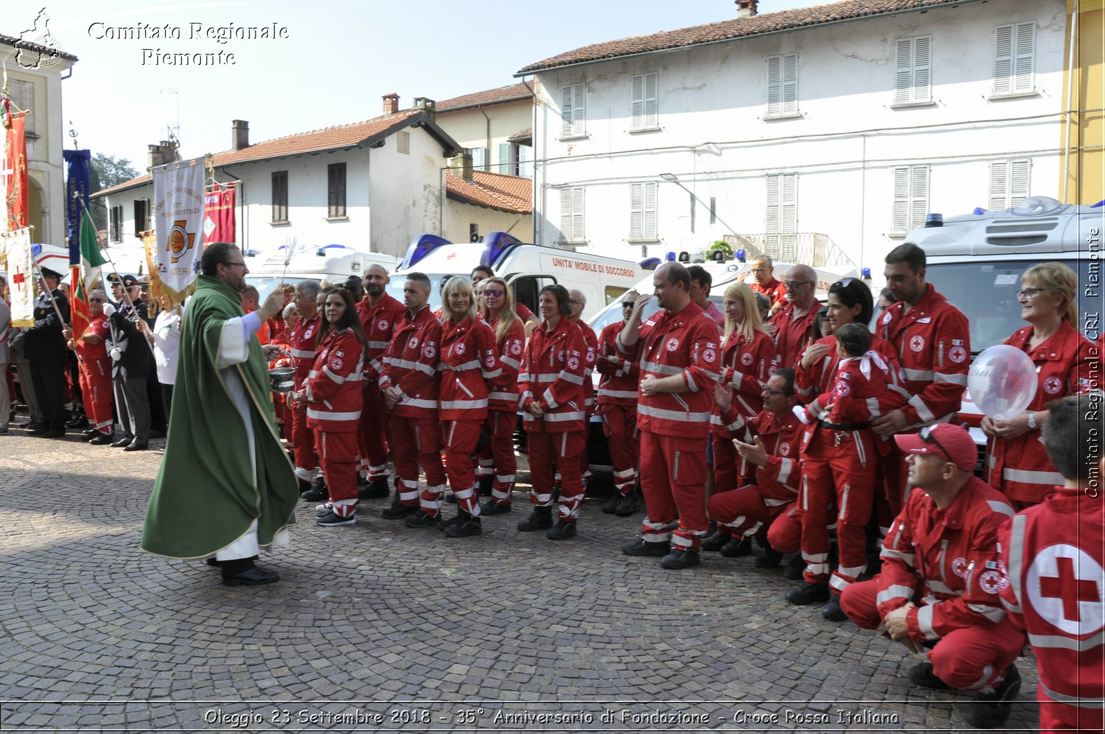 Oleggio 23 Settembre 2018 - 35 Anniversario di Fondazione - Croce Rossa Italiana- Comitato Regionale del Piemonte