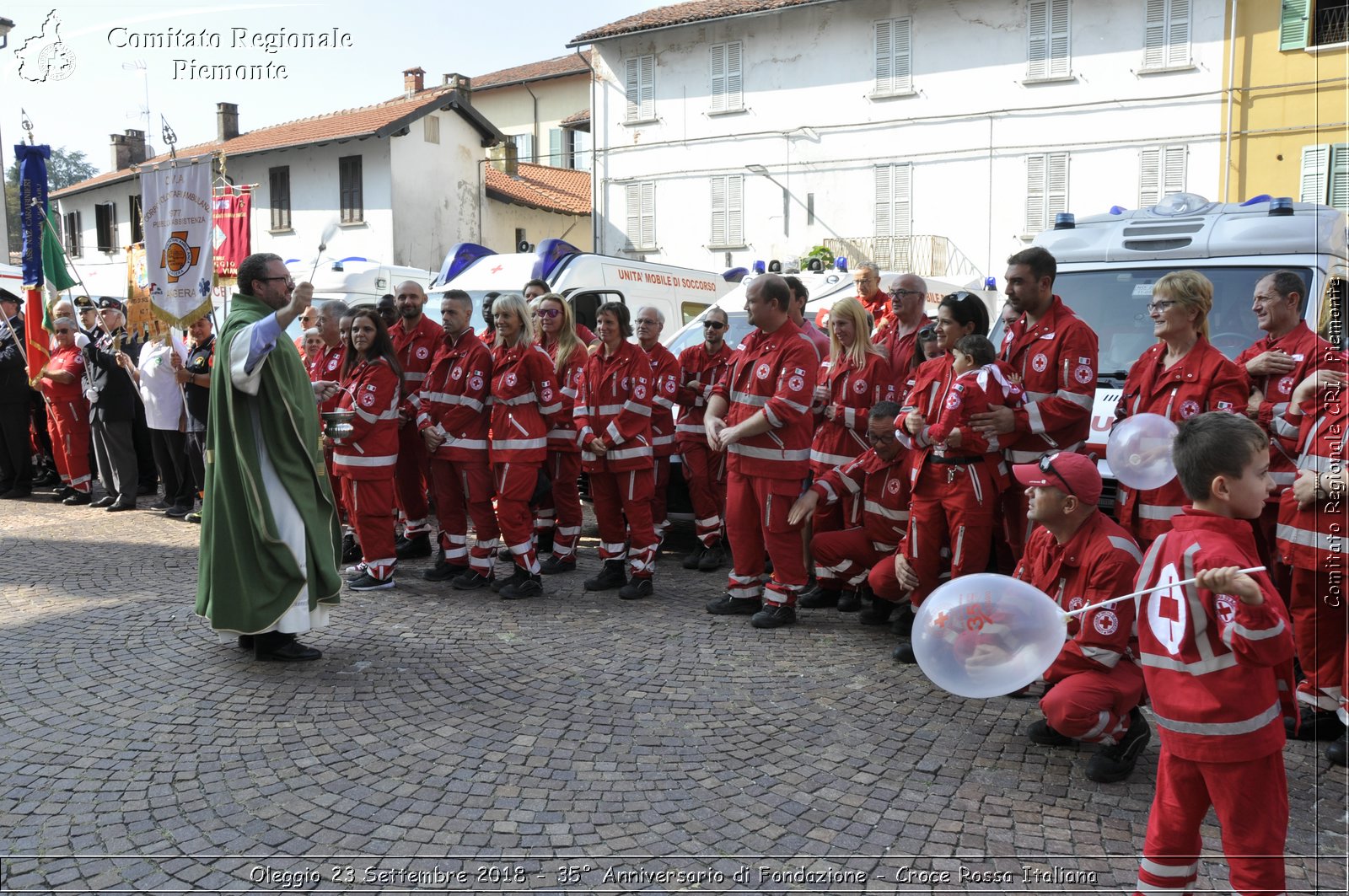 Oleggio 23 Settembre 2018 - 35 Anniversario di Fondazione - Croce Rossa Italiana- Comitato Regionale del Piemonte