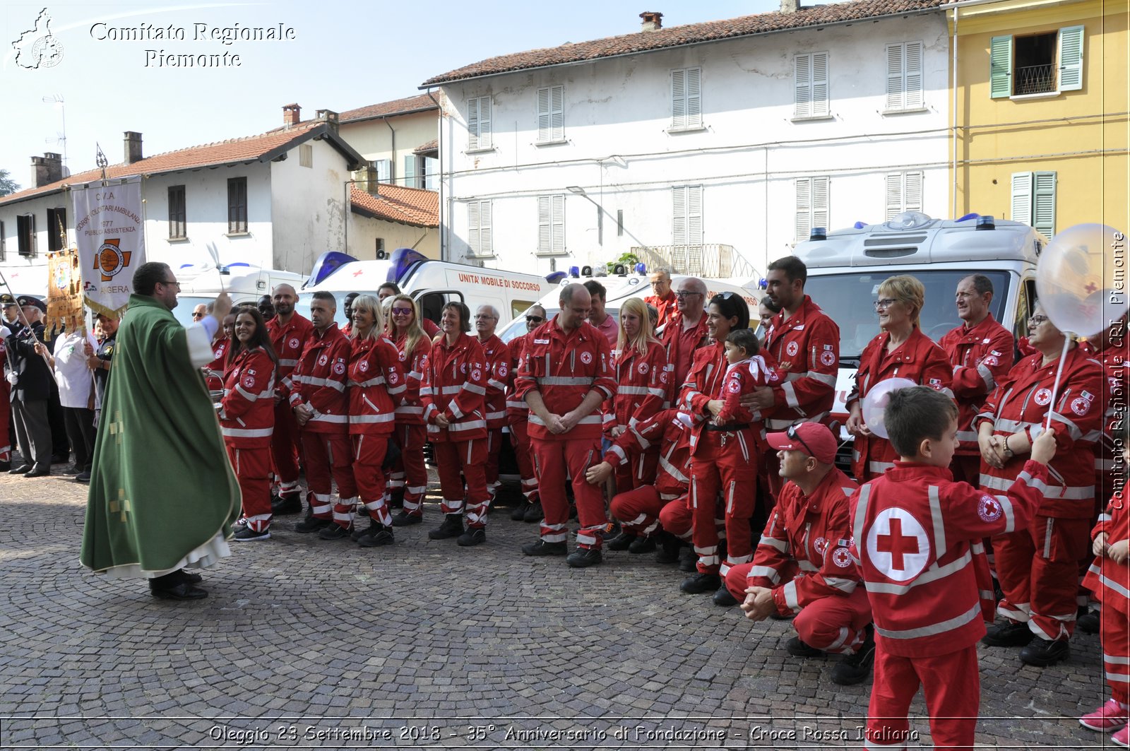 Oleggio 23 Settembre 2018 - 35 Anniversario di Fondazione - Croce Rossa Italiana- Comitato Regionale del Piemonte