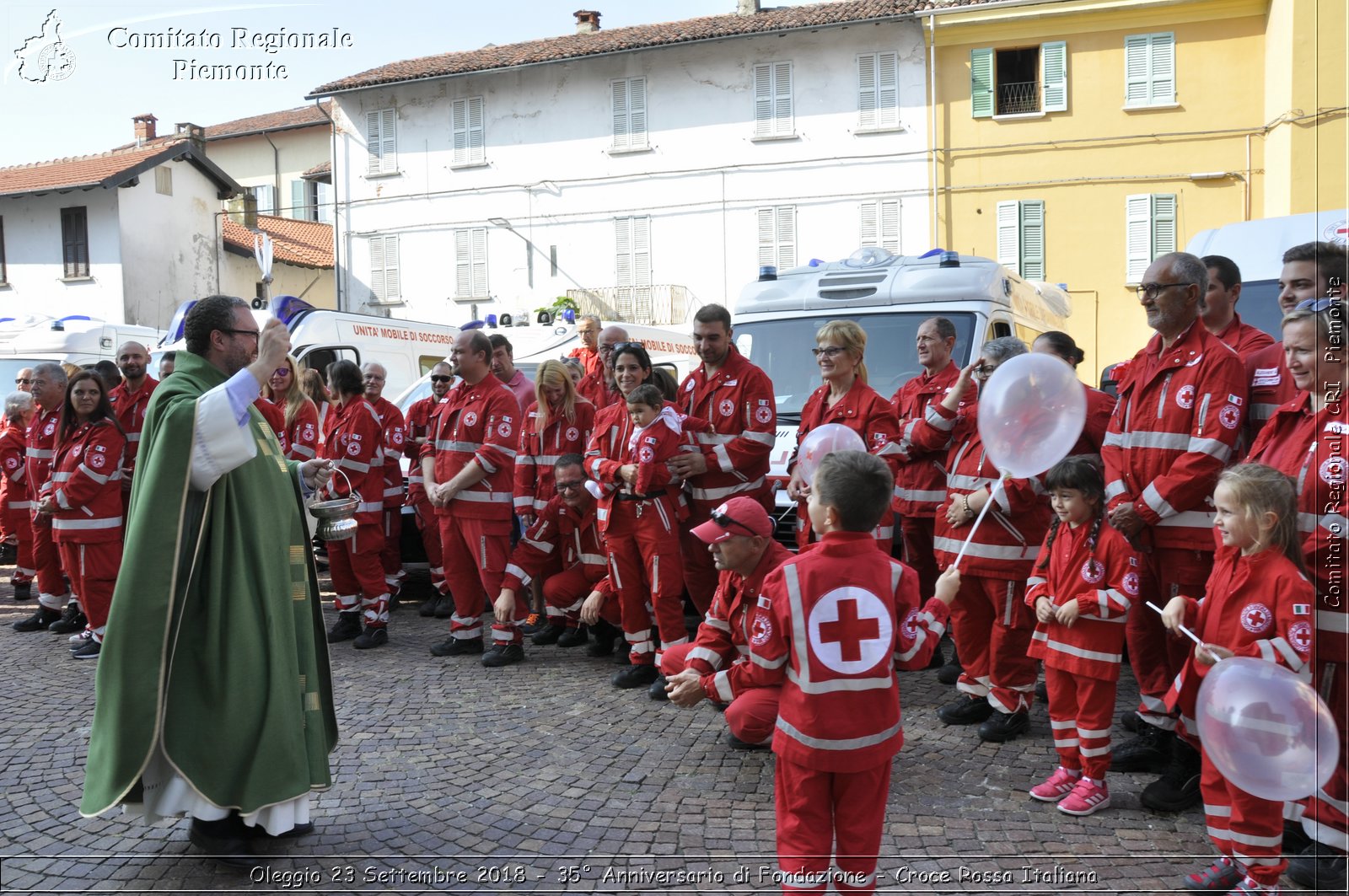 Oleggio 23 Settembre 2018 - 35 Anniversario di Fondazione - Croce Rossa Italiana- Comitato Regionale del Piemonte