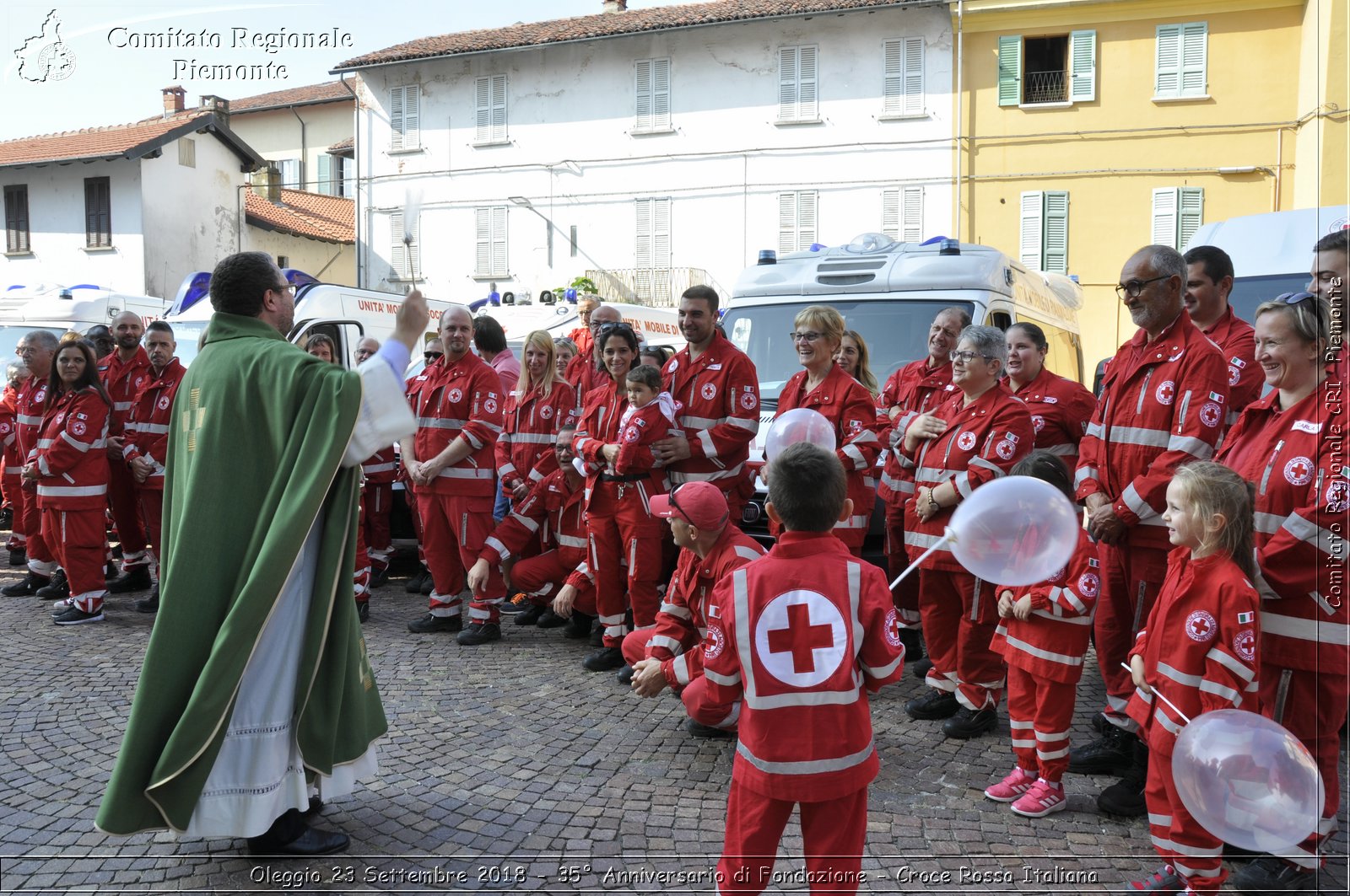 Oleggio 23 Settembre 2018 - 35 Anniversario di Fondazione - Croce Rossa Italiana- Comitato Regionale del Piemonte