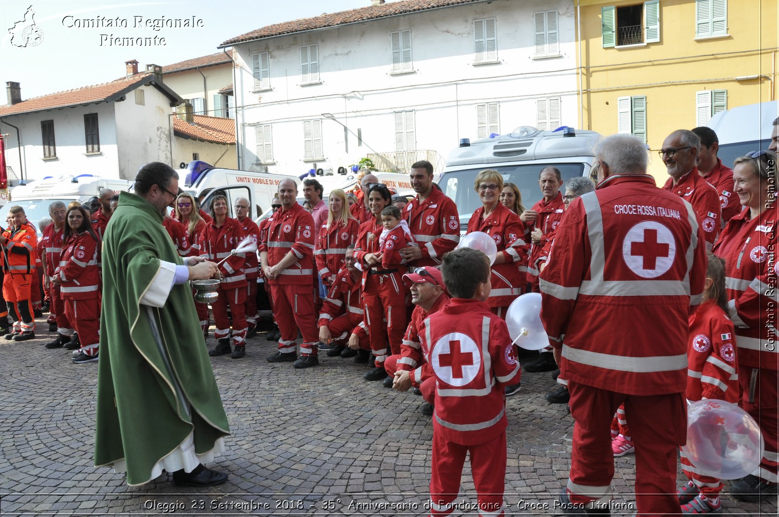 Oleggio 23 Settembre 2018 - 35 Anniversario di Fondazione - Croce Rossa Italiana- Comitato Regionale del Piemonte