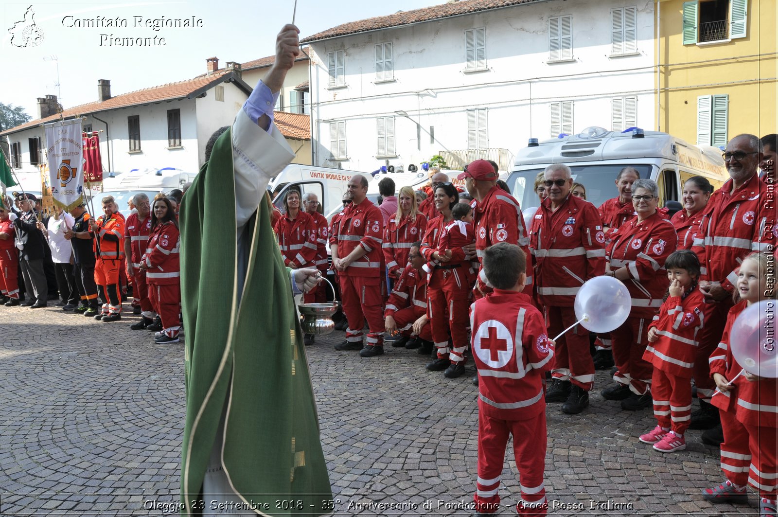 Oleggio 23 Settembre 2018 - 35 Anniversario di Fondazione - Croce Rossa Italiana- Comitato Regionale del Piemonte