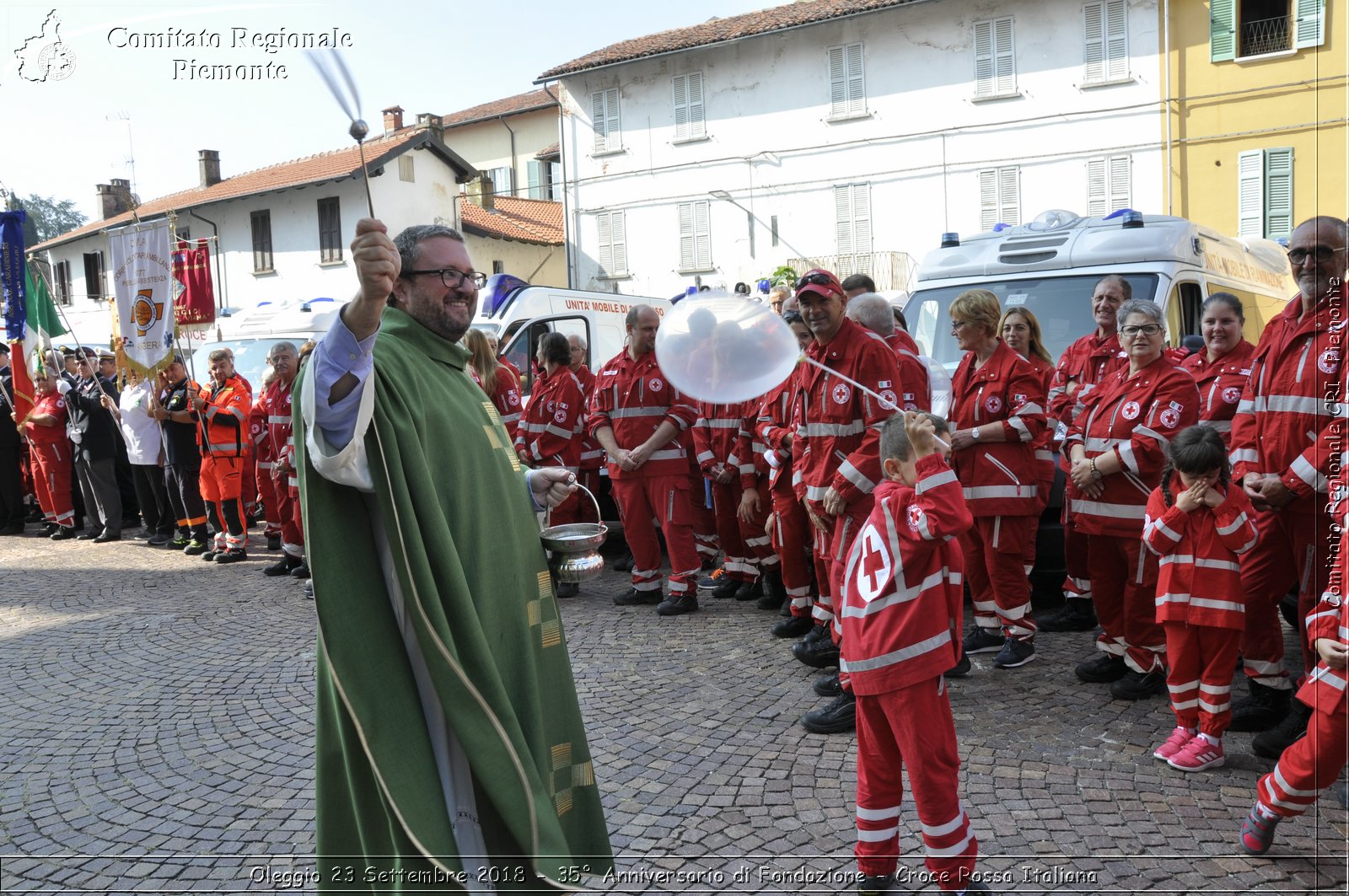 Oleggio 23 Settembre 2018 - 35 Anniversario di Fondazione - Croce Rossa Italiana- Comitato Regionale del Piemonte