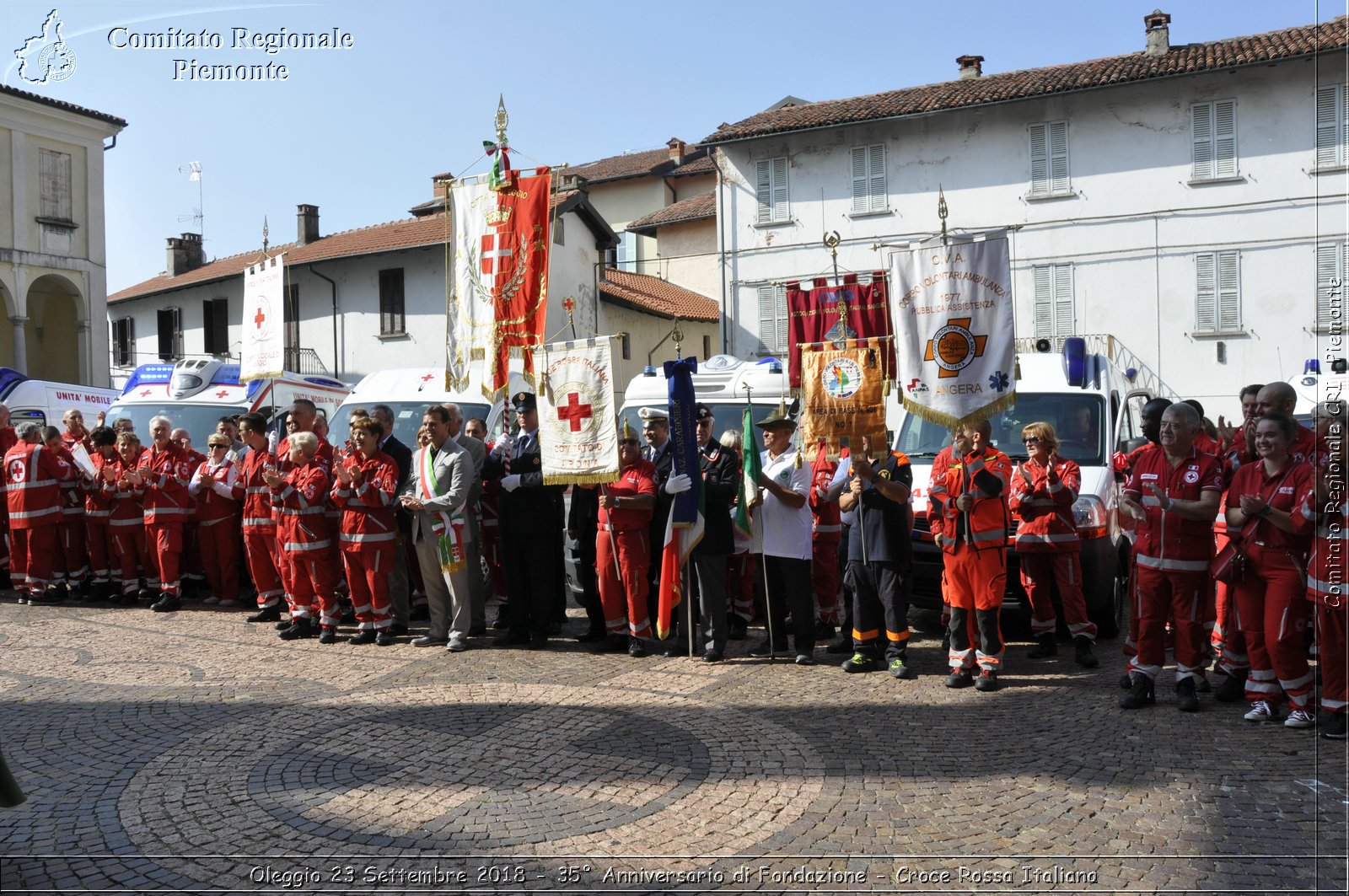 Oleggio 23 Settembre 2018 - 35 Anniversario di Fondazione - Croce Rossa Italiana- Comitato Regionale del Piemonte