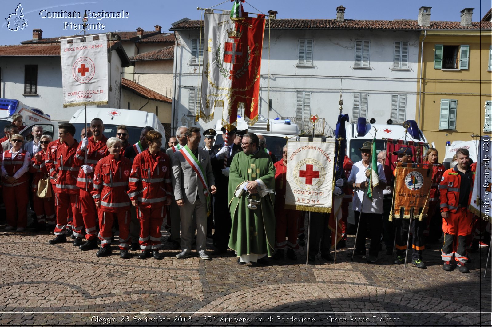 Oleggio 23 Settembre 2018 - 35 Anniversario di Fondazione - Croce Rossa Italiana- Comitato Regionale del Piemonte