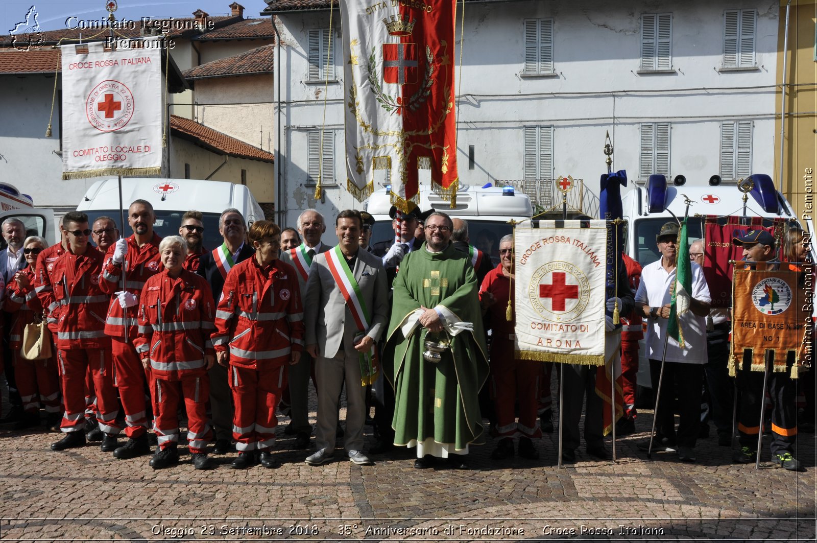 Oleggio 23 Settembre 2018 - 35 Anniversario di Fondazione - Croce Rossa Italiana- Comitato Regionale del Piemonte