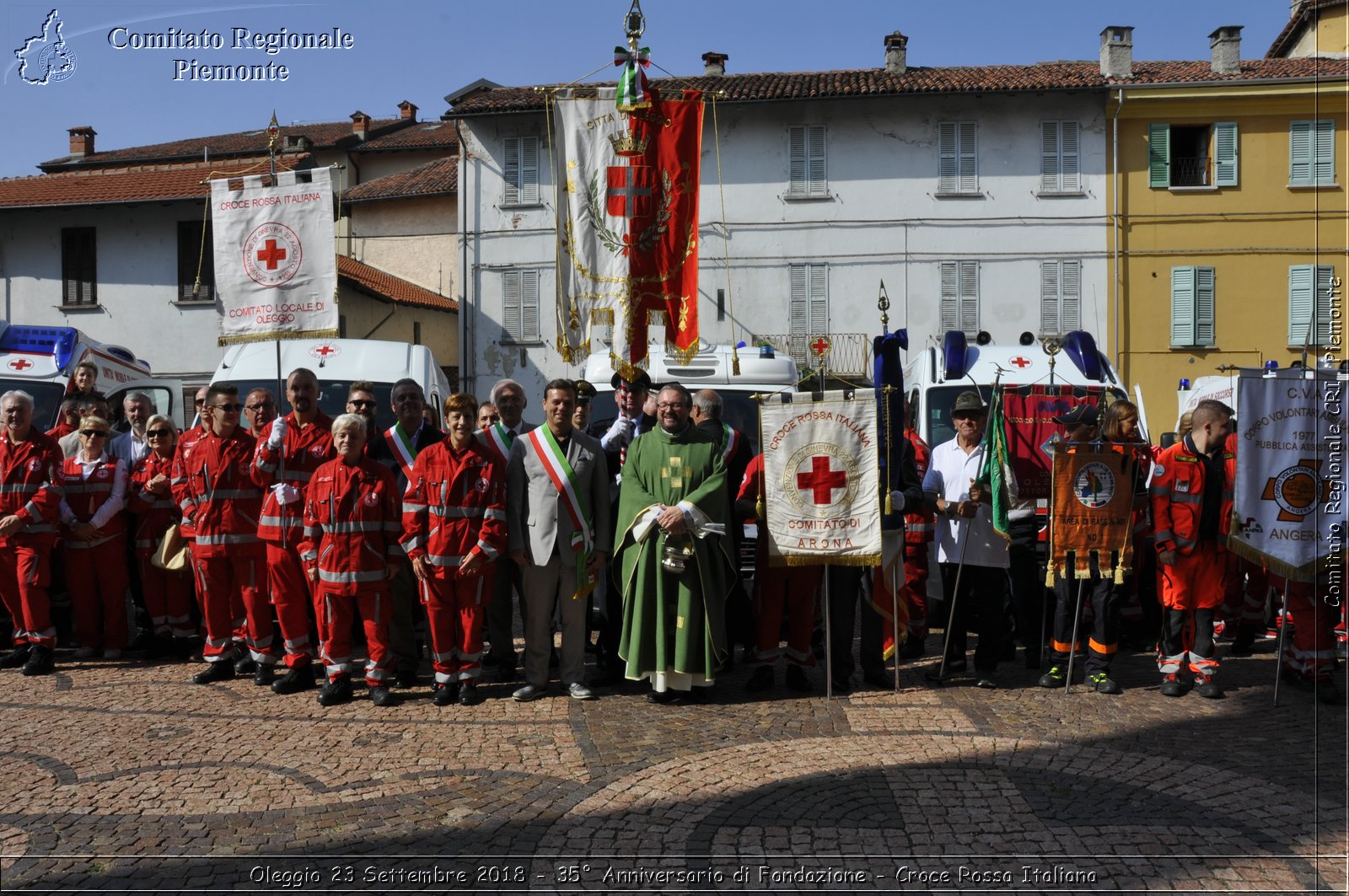 Oleggio 23 Settembre 2018 - 35 Anniversario di Fondazione - Croce Rossa Italiana- Comitato Regionale del Piemonte