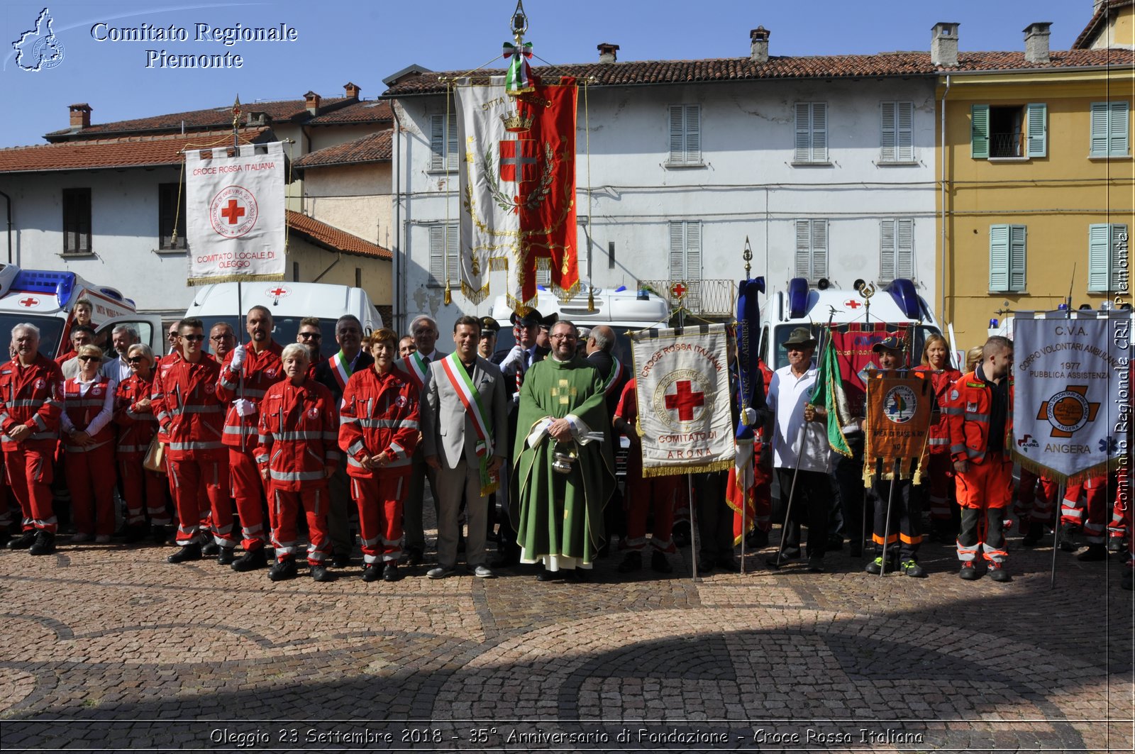 Oleggio 23 Settembre 2018 - 35 Anniversario di Fondazione - Croce Rossa Italiana- Comitato Regionale del Piemonte