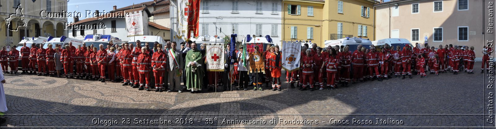 Oleggio 23 Settembre 2018 - 35 Anniversario di Fondazione - Croce Rossa Italiana- Comitato Regionale del Piemonte