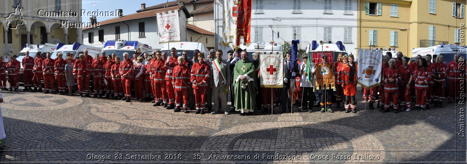 Oleggio 23 Settembre 2018 - 35 Anniversario di Fondazione - Croce Rossa Italiana- Comitato Regionale del Piemonte