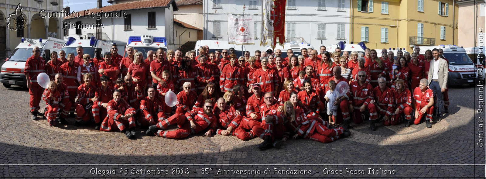 Oleggio 23 Settembre 2018 - 35 Anniversario di Fondazione - Croce Rossa Italiana- Comitato Regionale del Piemonte