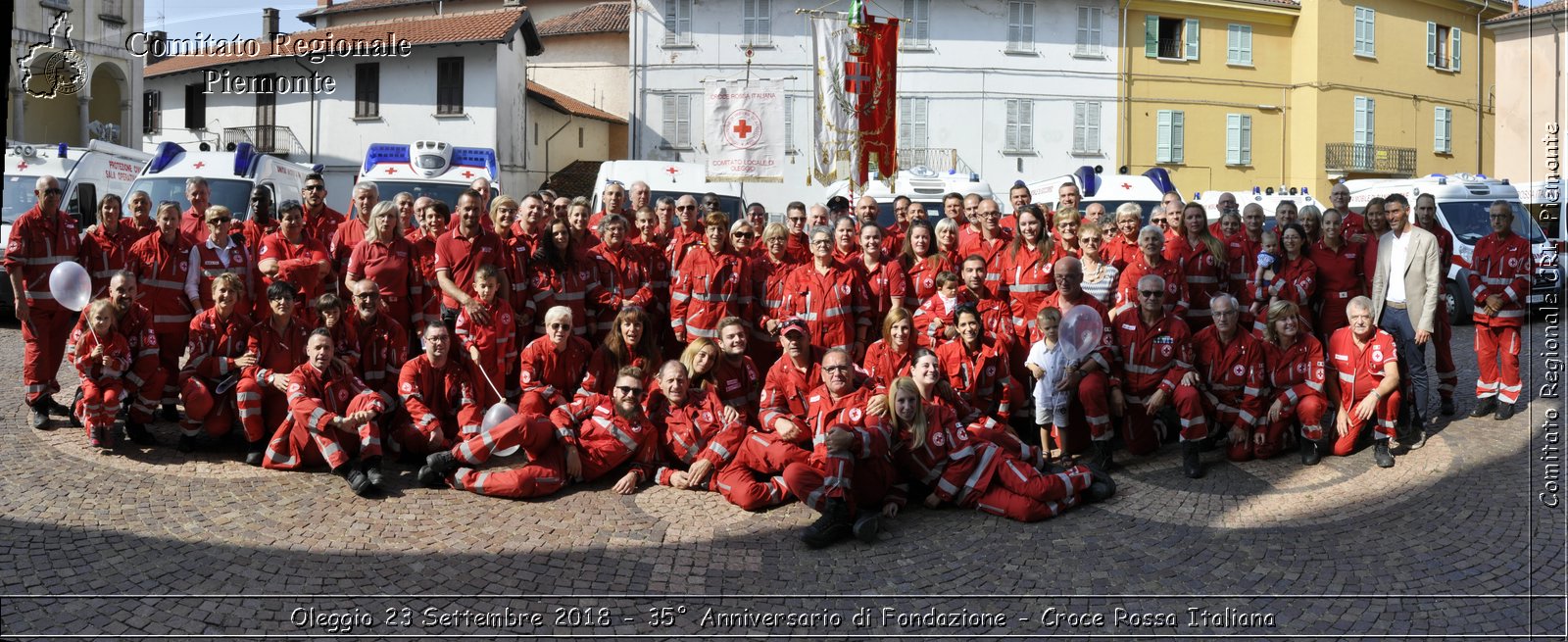 Oleggio 23 Settembre 2018 - 35 Anniversario di Fondazione - Croce Rossa Italiana- Comitato Regionale del Piemonte