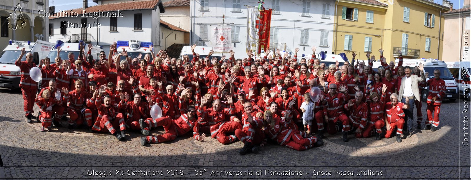 Oleggio 23 Settembre 2018 - 35 Anniversario di Fondazione - Croce Rossa Italiana- Comitato Regionale del Piemonte