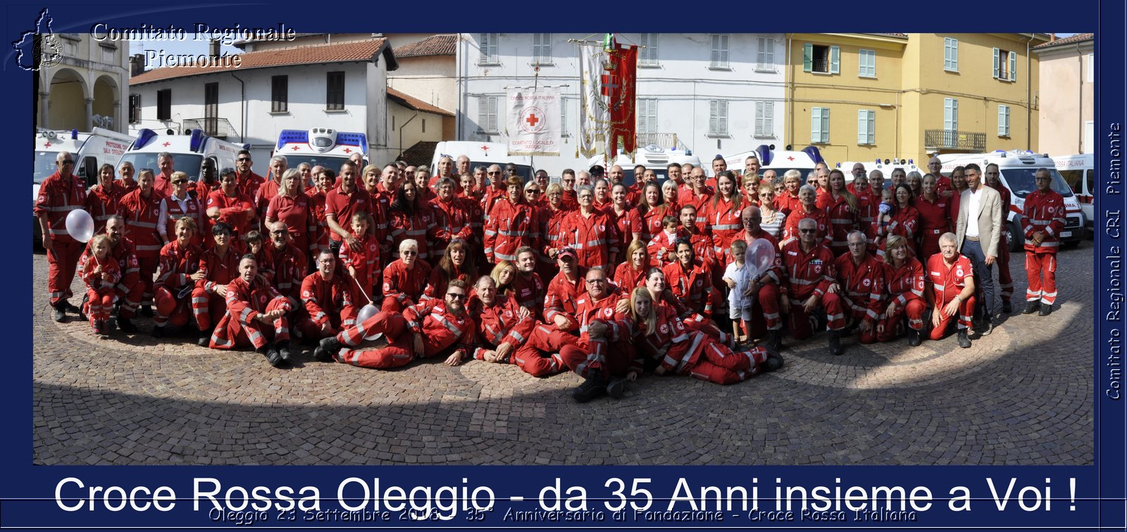 Oleggio 23 Settembre 2018 - 35 Anniversario di Fondazione - Croce Rossa Italiana- Comitato Regionale del Piemonte