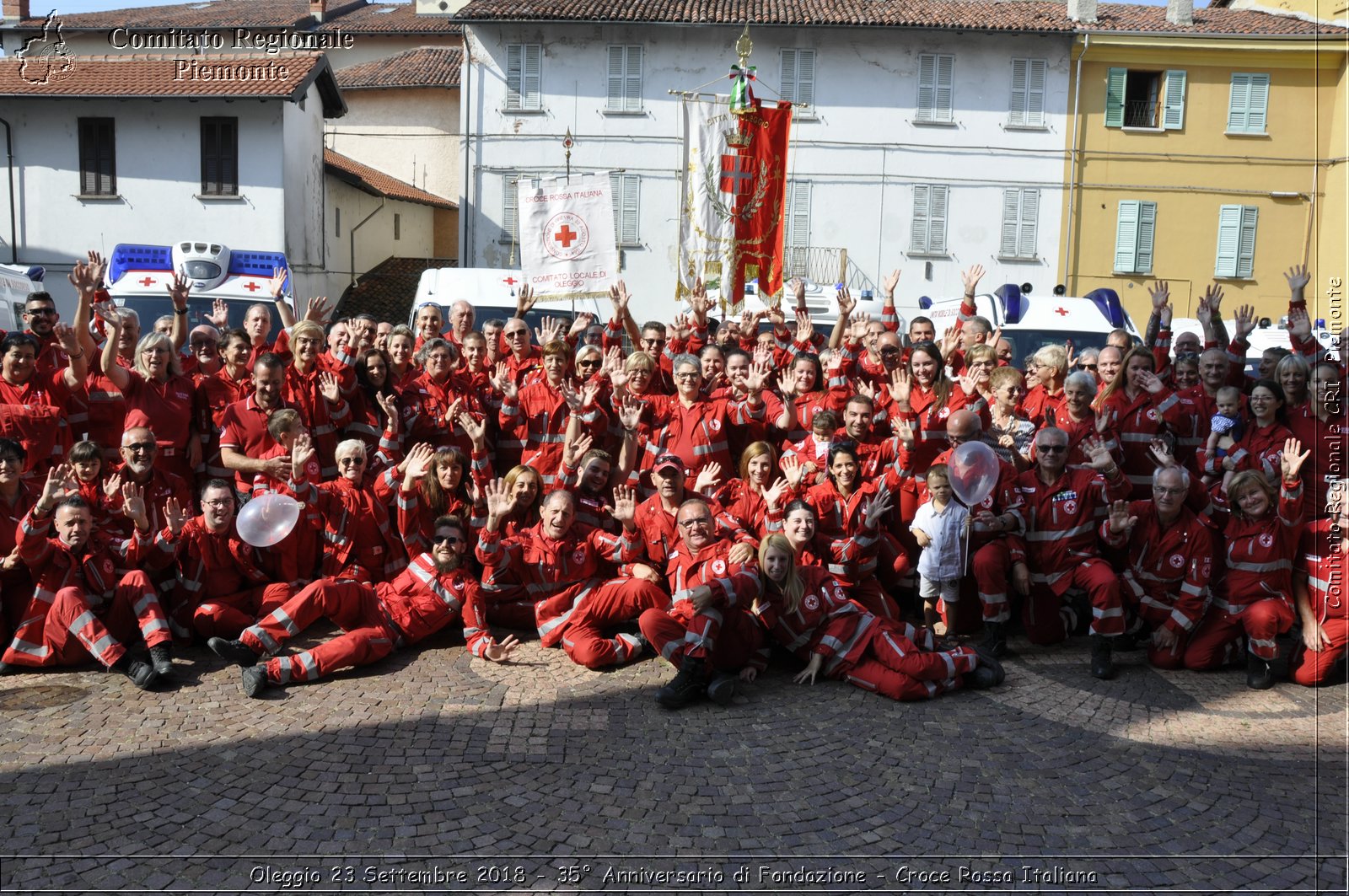 Oleggio 23 Settembre 2018 - 35 Anniversario di Fondazione - Croce Rossa Italiana- Comitato Regionale del Piemonte