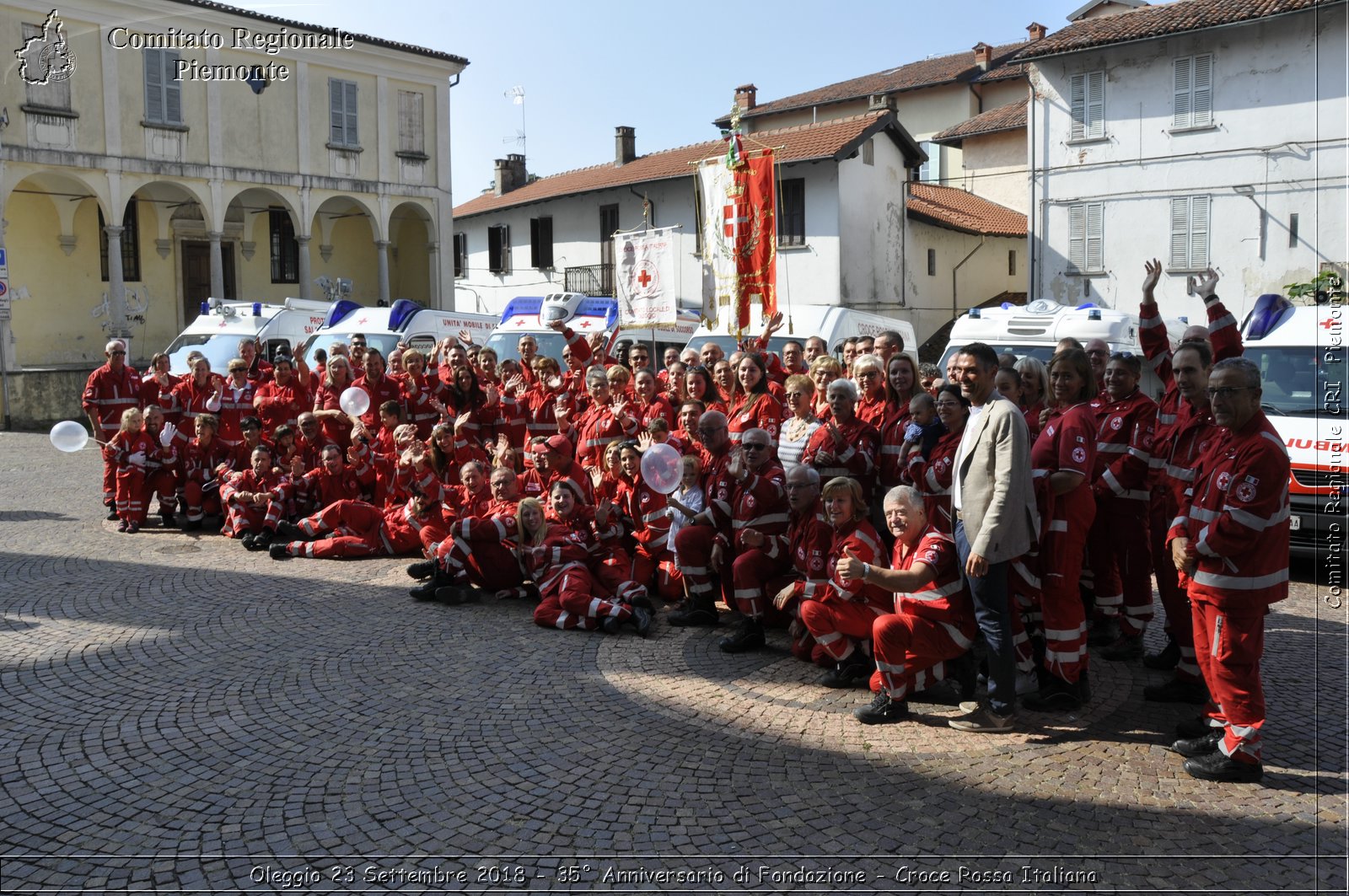 Oleggio 23 Settembre 2018 - 35 Anniversario di Fondazione - Croce Rossa Italiana- Comitato Regionale del Piemonte