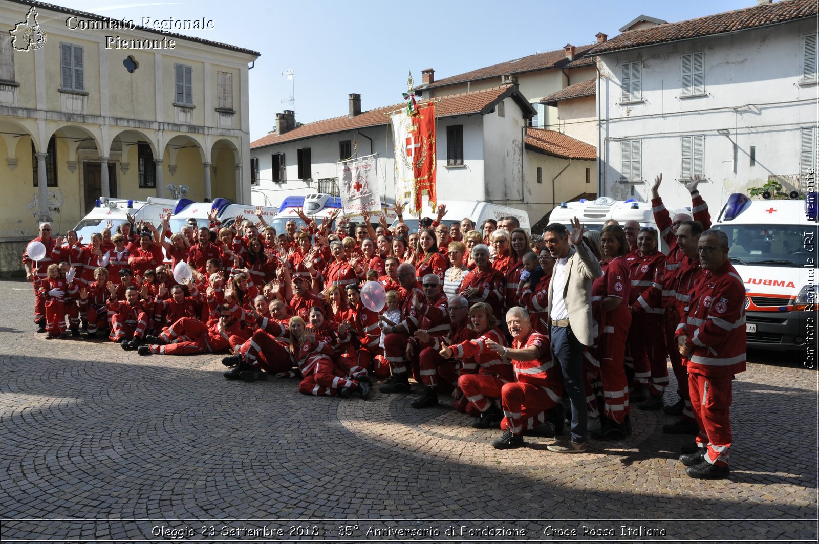 Oleggio 23 Settembre 2018 - 35 Anniversario di Fondazione - Croce Rossa Italiana- Comitato Regionale del Piemonte