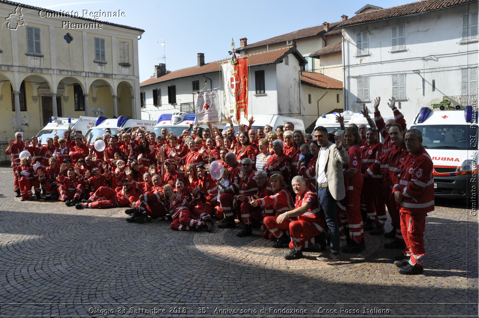 Oleggio 23 Settembre 2018 - 35 Anniversario di Fondazione - Croce Rossa Italiana- Comitato Regionale del Piemonte