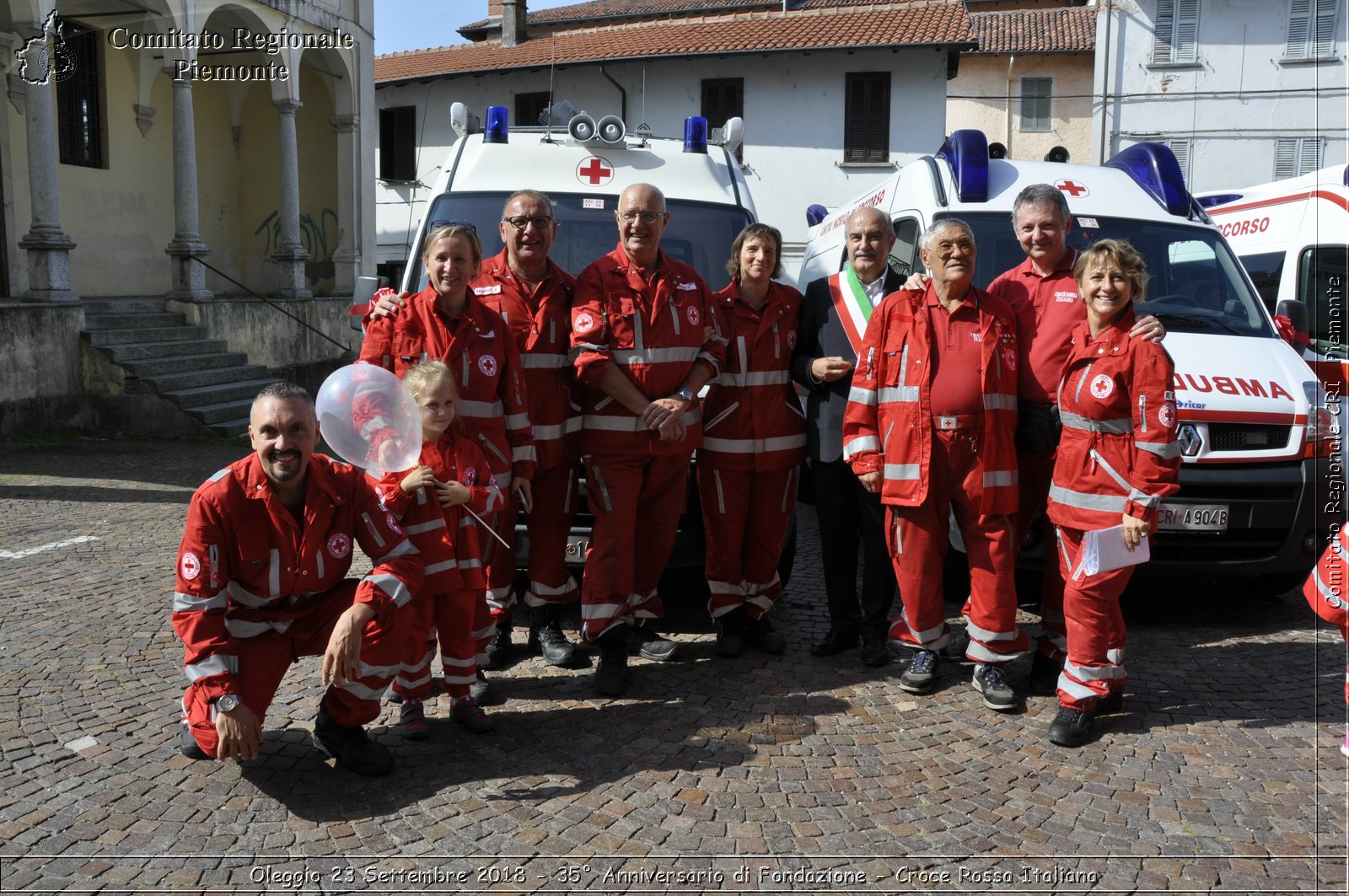 Oleggio 23 Settembre 2018 - 35 Anniversario di Fondazione - Croce Rossa Italiana- Comitato Regionale del Piemonte