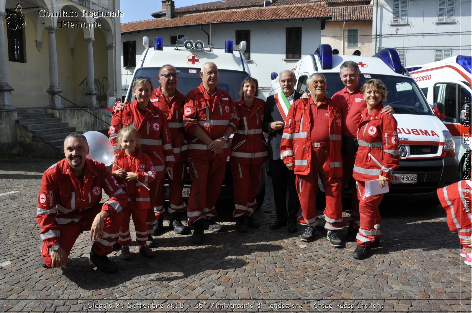 Oleggio 23 Settembre 2018 - 35 Anniversario di Fondazione - Croce Rossa Italiana- Comitato Regionale del Piemonte