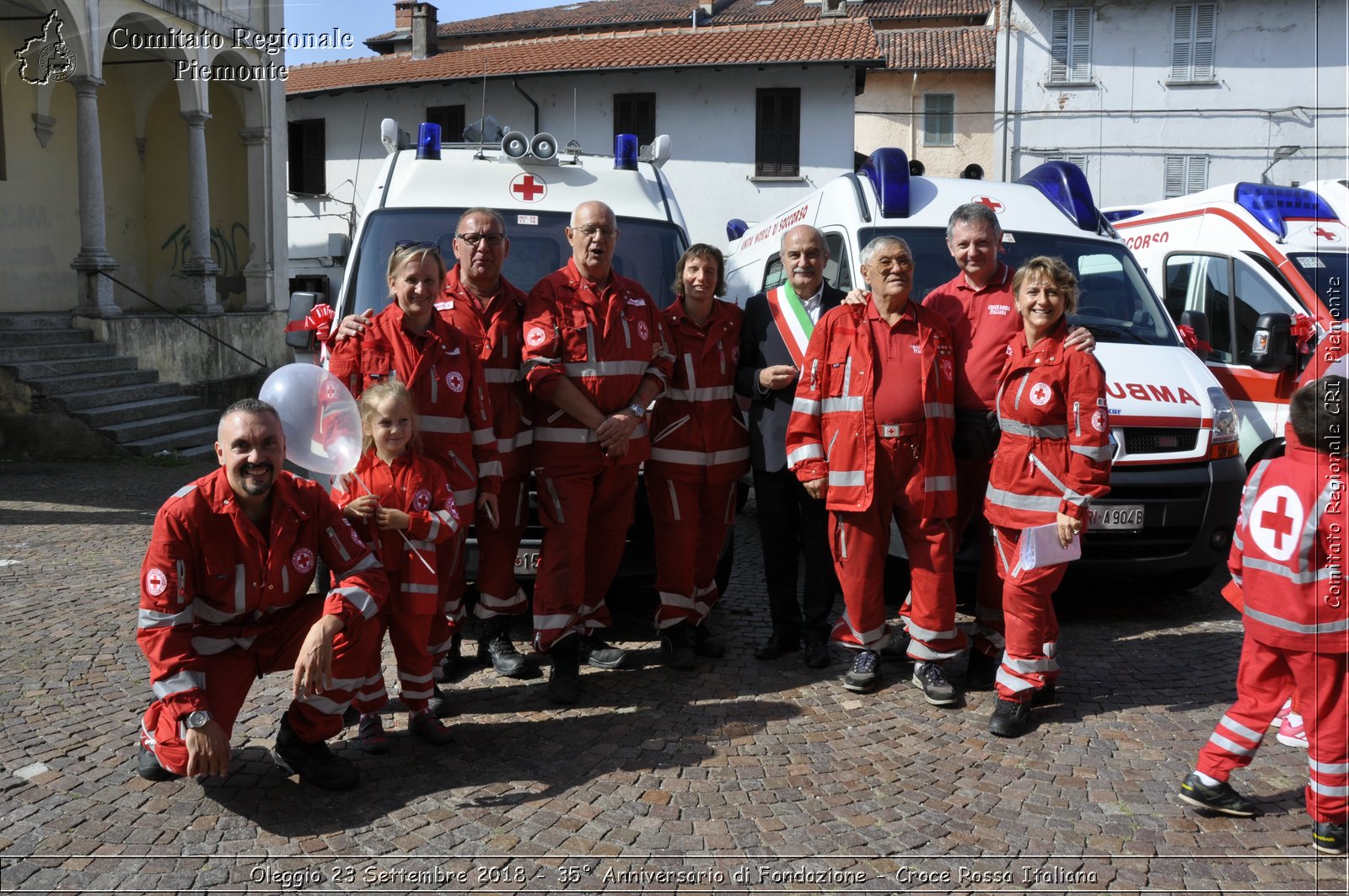 Oleggio 23 Settembre 2018 - 35 Anniversario di Fondazione - Croce Rossa Italiana- Comitato Regionale del Piemonte