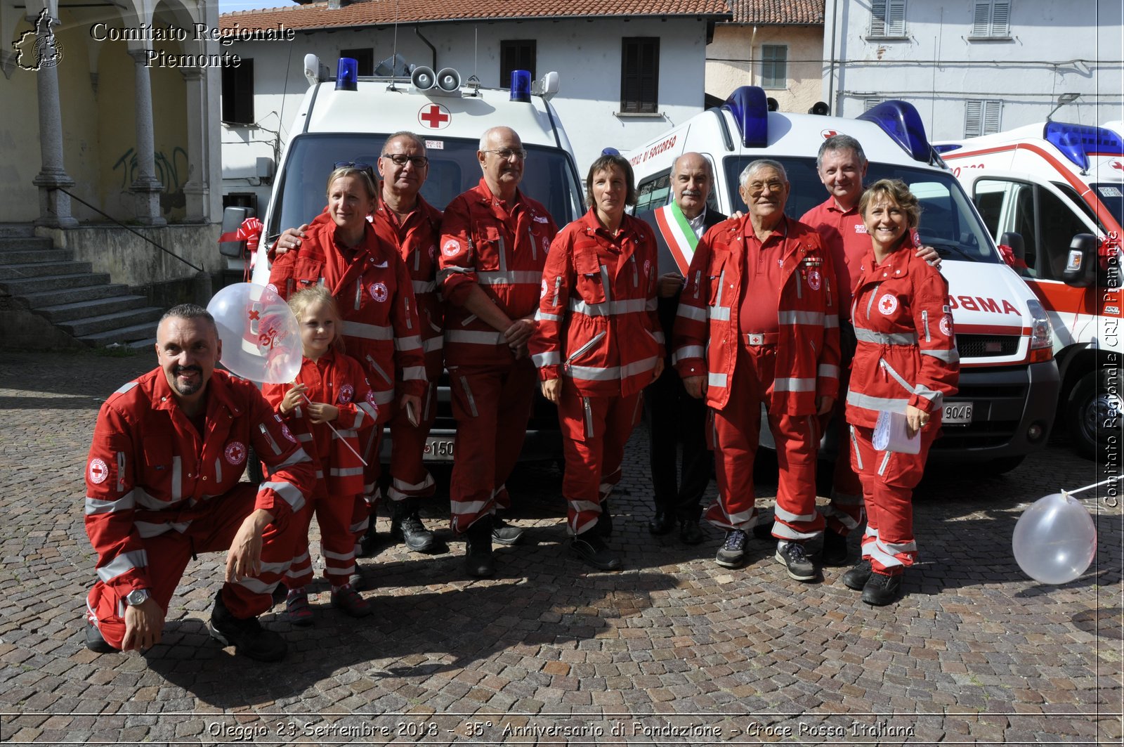 Oleggio 23 Settembre 2018 - 35 Anniversario di Fondazione - Croce Rossa Italiana- Comitato Regionale del Piemonte