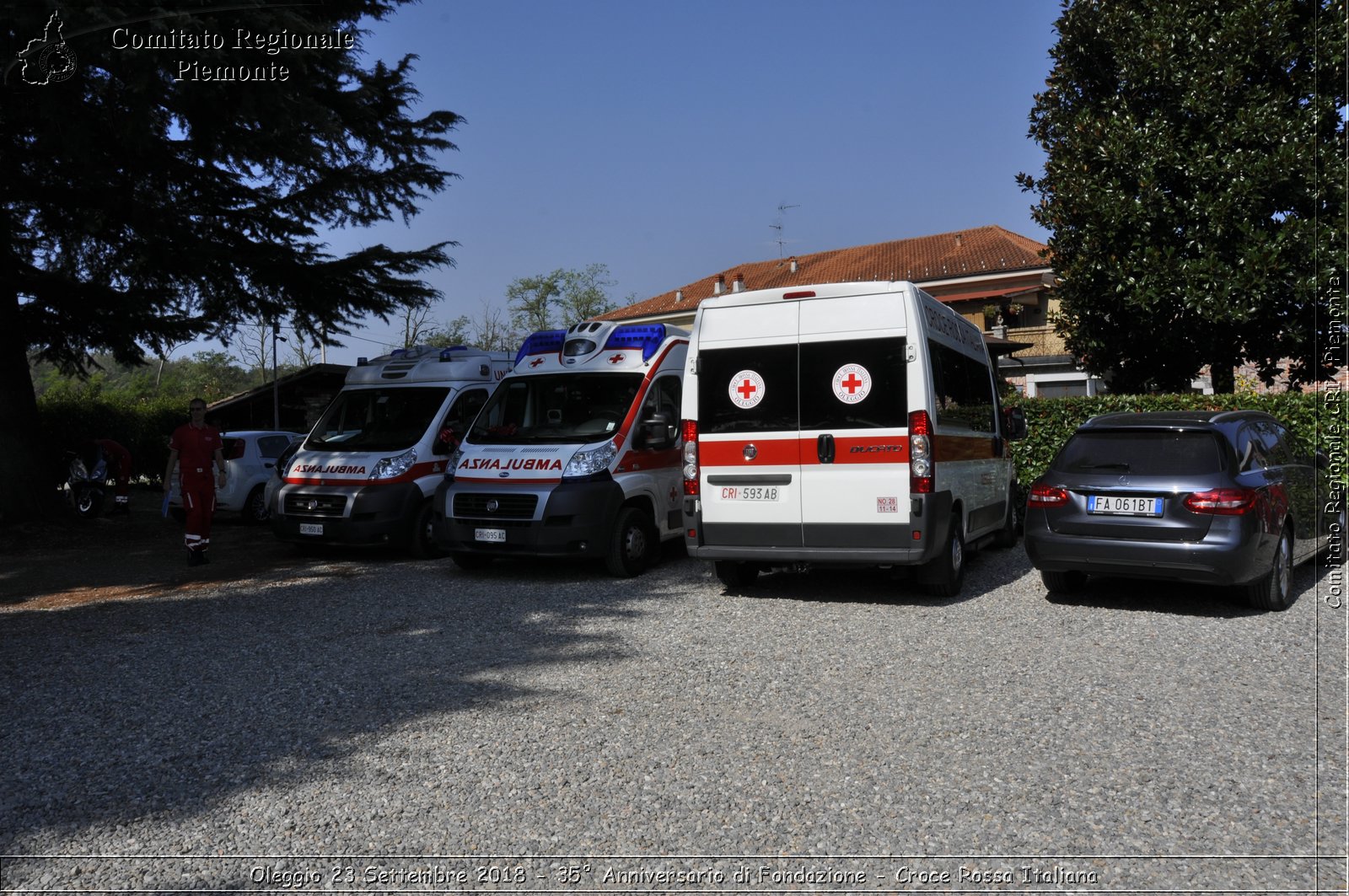 Oleggio 23 Settembre 2018 - 35 Anniversario di Fondazione - Croce Rossa Italiana- Comitato Regionale del Piemonte