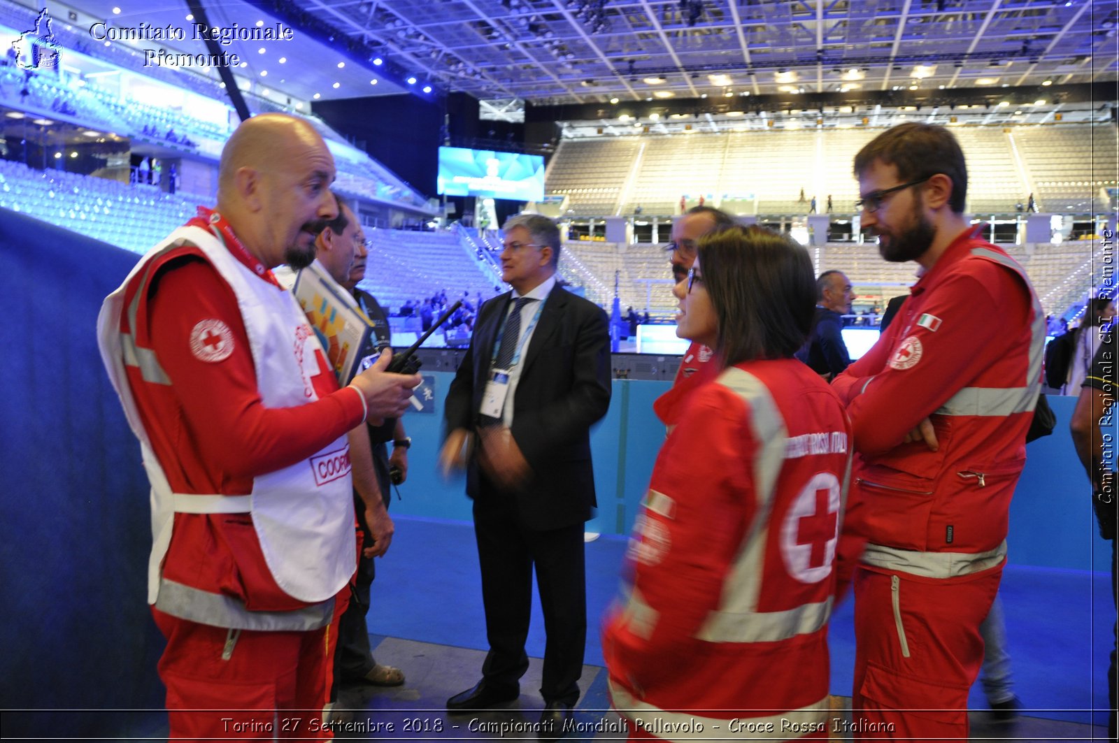 Torino 27 Settembre 2018 - Campionati Mondiali Pallavolo - Croce Rossa Italiana- Comitato Regionale del Piemonte