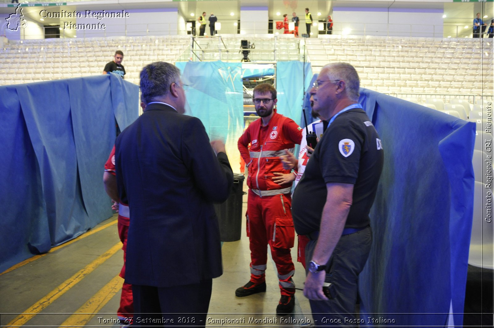 Torino 27 Settembre 2018 - Campionati Mondiali Pallavolo - Croce Rossa Italiana- Comitato Regionale del Piemonte