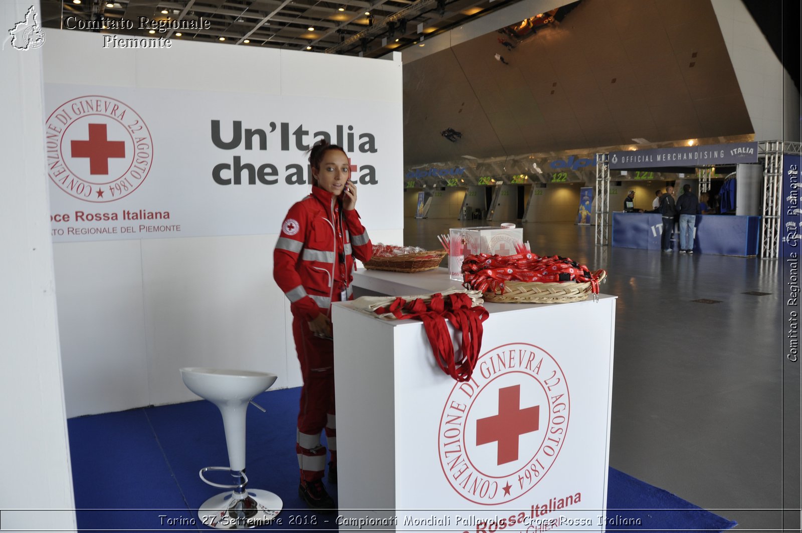 Torino 27 Settembre 2018 - Campionati Mondiali Pallavolo - Croce Rossa Italiana- Comitato Regionale del Piemonte