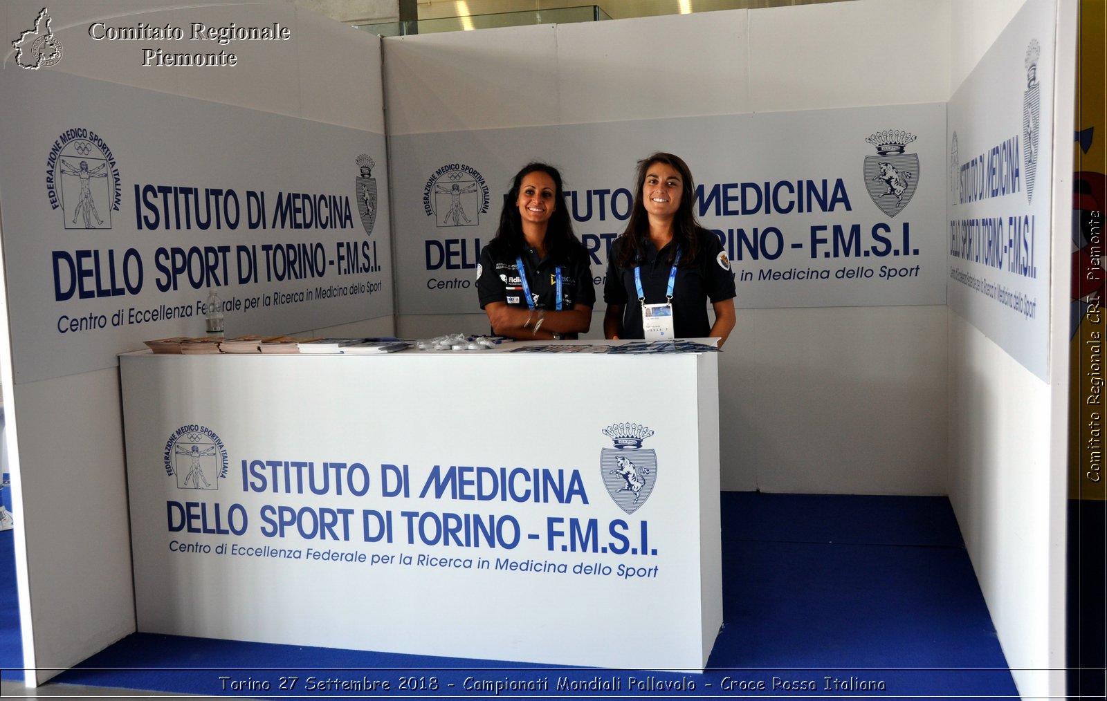 Torino 27 Settembre 2018 - Campionati Mondiali Pallavolo - Croce Rossa Italiana- Comitato Regionale del Piemonte