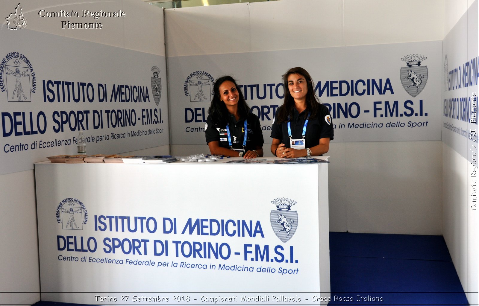 Torino 27 Settembre 2018 - Campionati Mondiali Pallavolo - Croce Rossa Italiana- Comitato Regionale del Piemonte