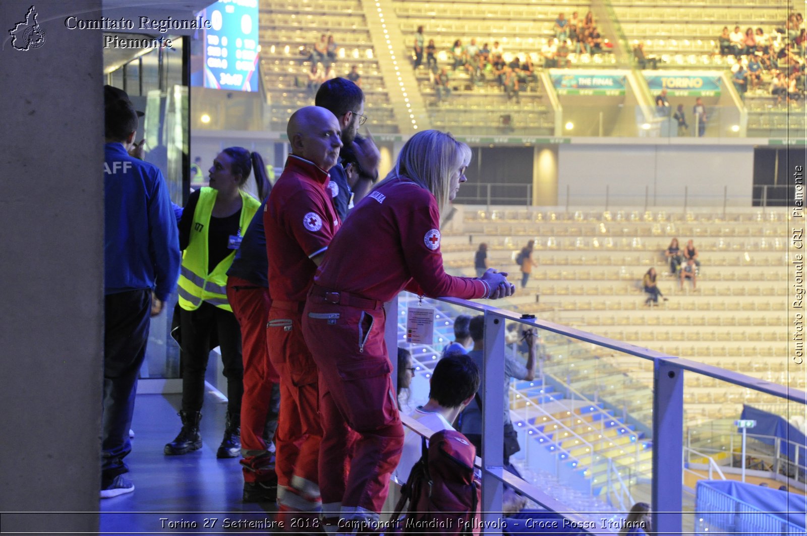 Torino 27 Settembre 2018 - Campionati Mondiali Pallavolo - Croce Rossa Italiana- Comitato Regionale del Piemonte