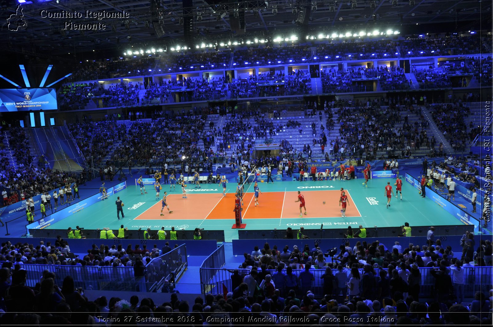 Torino 27 Settembre 2018 - Campionati Mondiali Pallavolo - Croce Rossa Italiana- Comitato Regionale del Piemonte