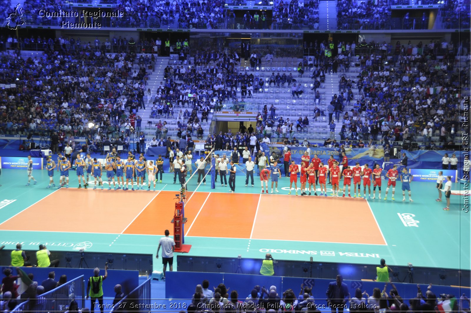 Torino 27 Settembre 2018 - Campionati Mondiali Pallavolo - Croce Rossa Italiana- Comitato Regionale del Piemonte