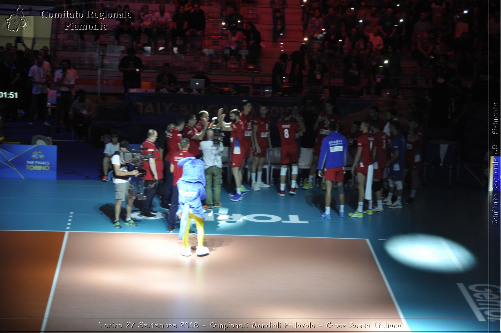 Torino 27 Settembre 2018 - Campionati Mondiali Pallavolo - Croce Rossa Italiana- Comitato Regionale del Piemonte