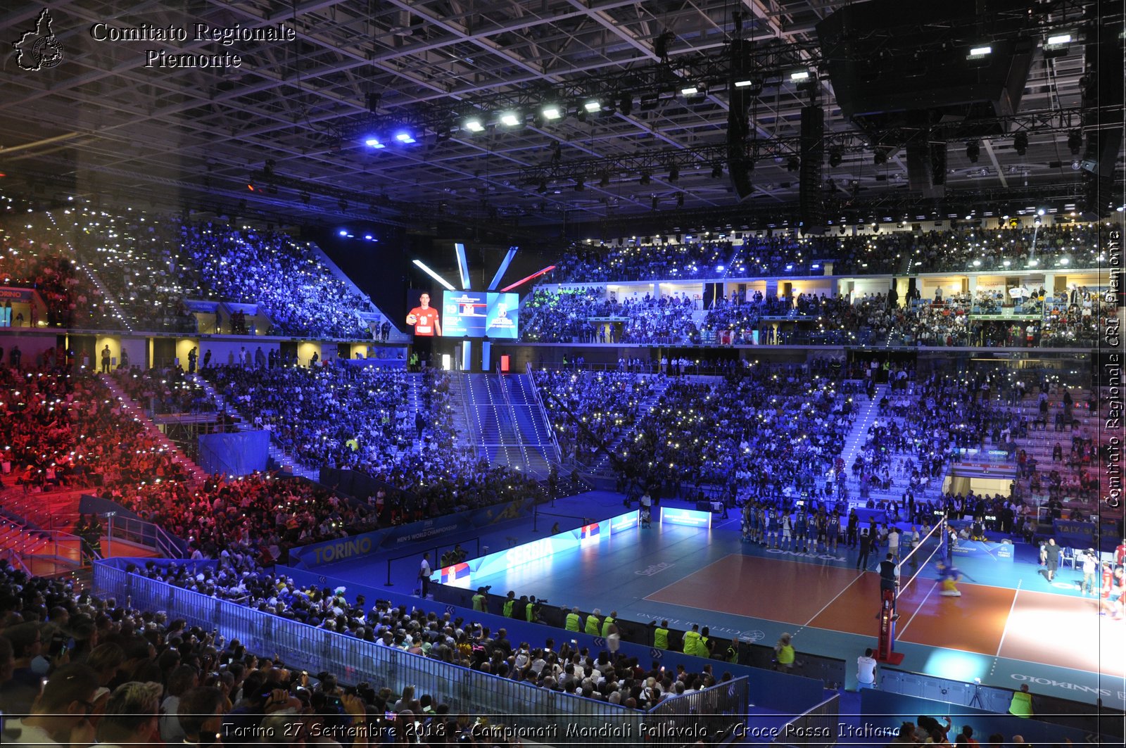 Torino 27 Settembre 2018 - Campionati Mondiali Pallavolo - Croce Rossa Italiana- Comitato Regionale del Piemonte