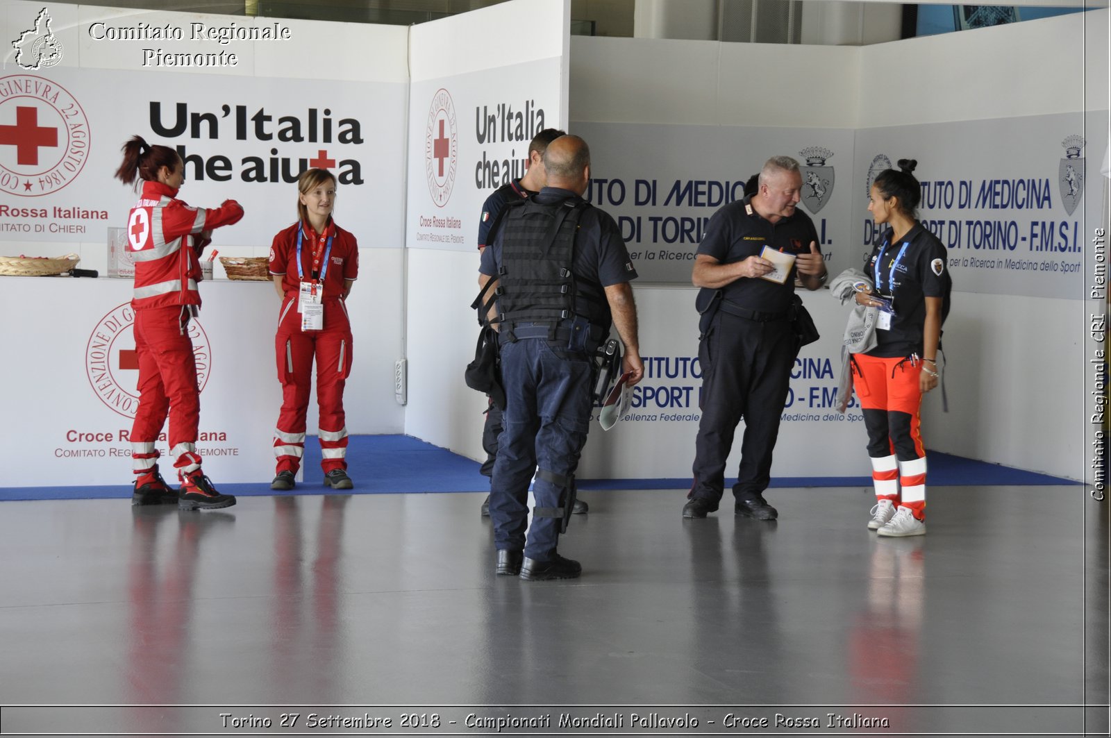 Torino 27 Settembre 2018 - Campionati Mondiali Pallavolo - Croce Rossa Italiana- Comitato Regionale del Piemonte