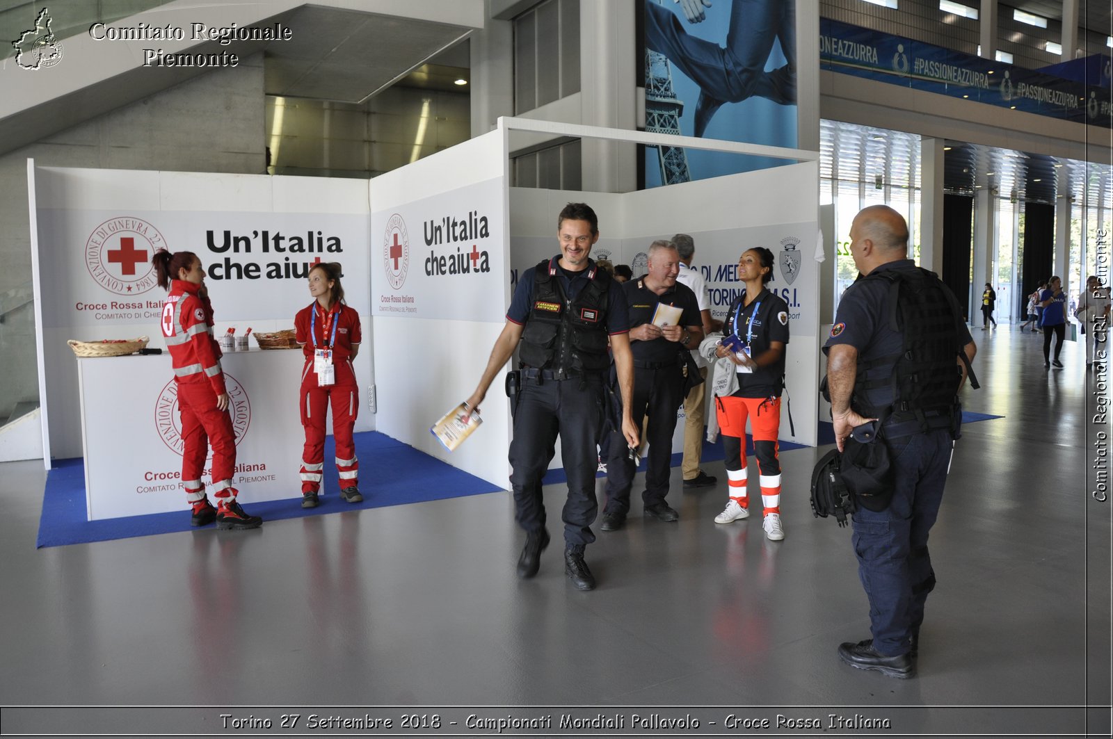 Torino 27 Settembre 2018 - Campionati Mondiali Pallavolo - Croce Rossa Italiana- Comitato Regionale del Piemonte