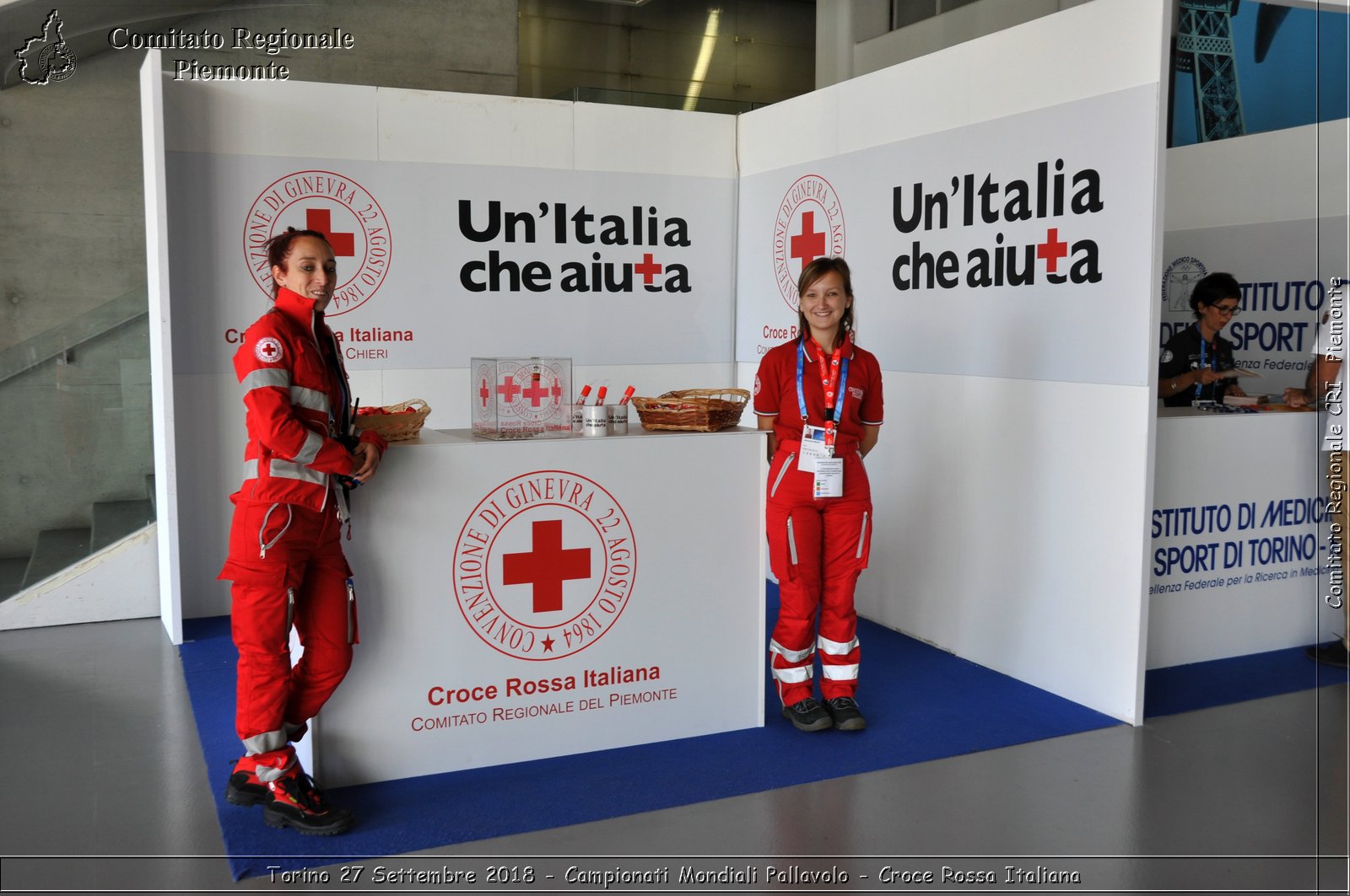 Torino 27 Settembre 2018 - Campionati Mondiali Pallavolo - Croce Rossa Italiana- Comitato Regionale del Piemonte