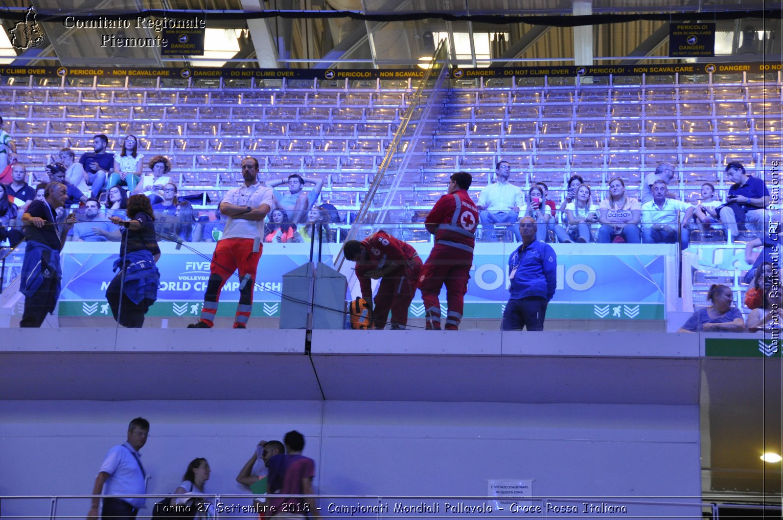 Torino 27 Settembre 2018 - Campionati Mondiali Pallavolo - Croce Rossa Italiana- Comitato Regionale del Piemonte