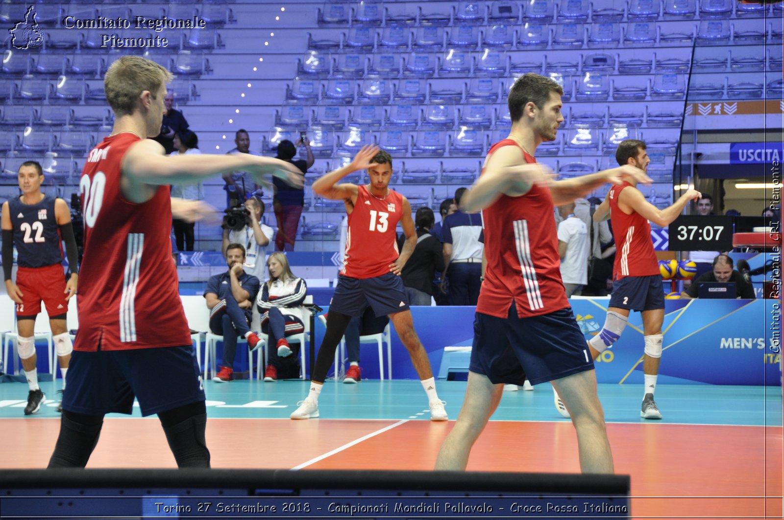 Torino 27 Settembre 2018 - Campionati Mondiali Pallavolo - Croce Rossa Italiana- Comitato Regionale del Piemonte