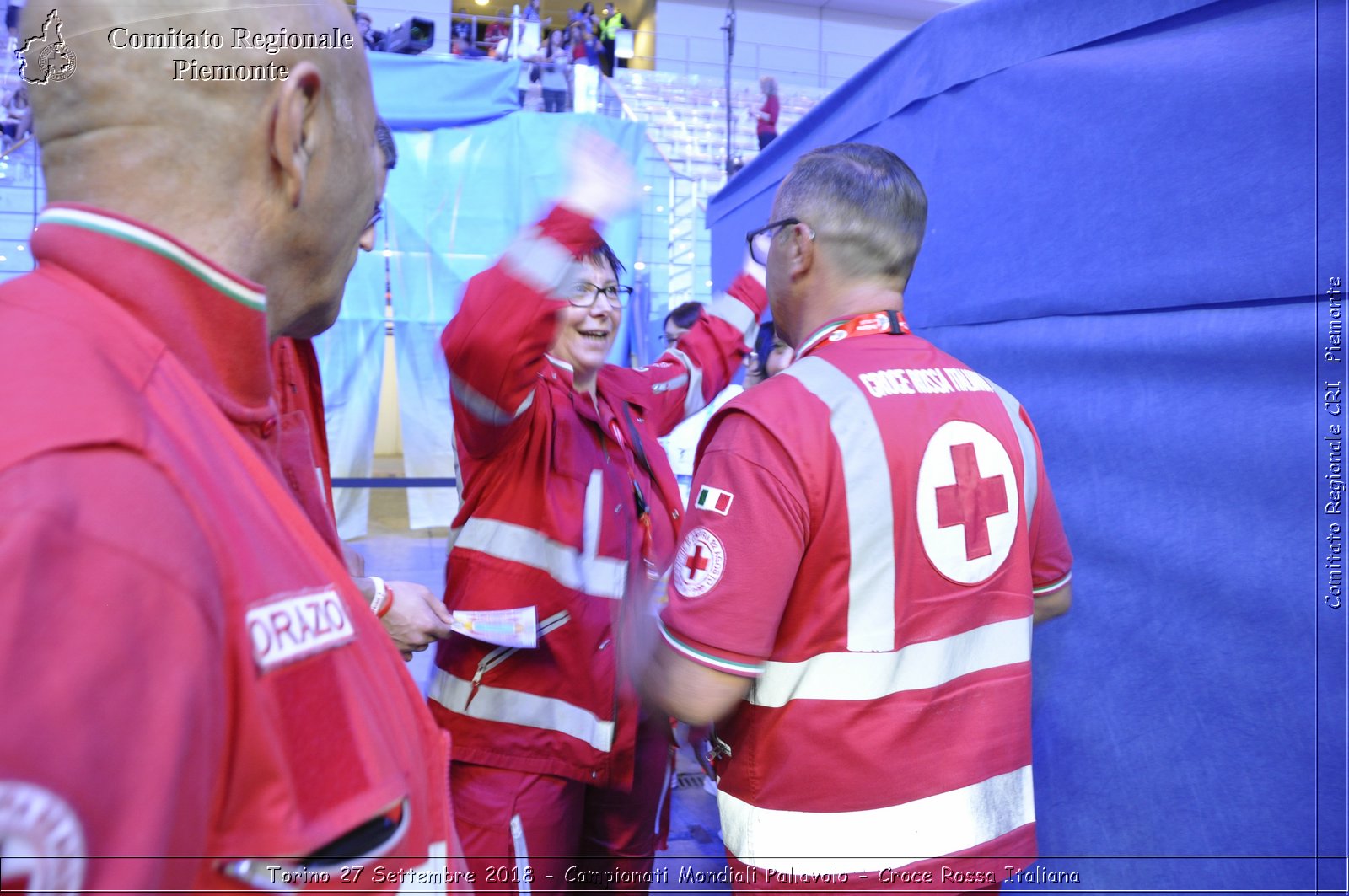 Torino 27 Settembre 2018 - Campionati Mondiali Pallavolo - Croce Rossa Italiana- Comitato Regionale del Piemonte