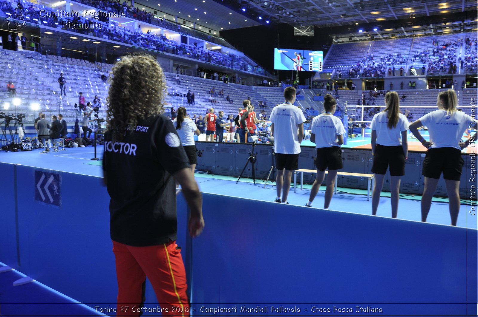 Torino 27 Settembre 2018 - Campionati Mondiali Pallavolo - Croce Rossa Italiana- Comitato Regionale del Piemonte