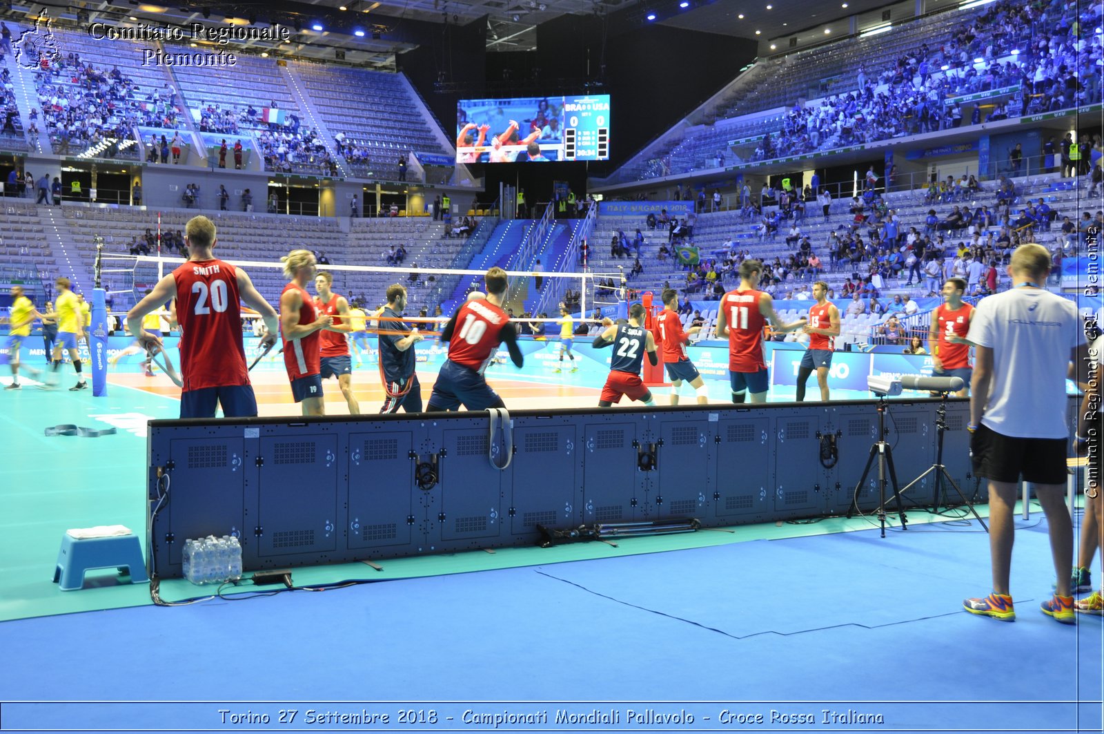 Torino 27 Settembre 2018 - Campionati Mondiali Pallavolo - Croce Rossa Italiana- Comitato Regionale del Piemonte