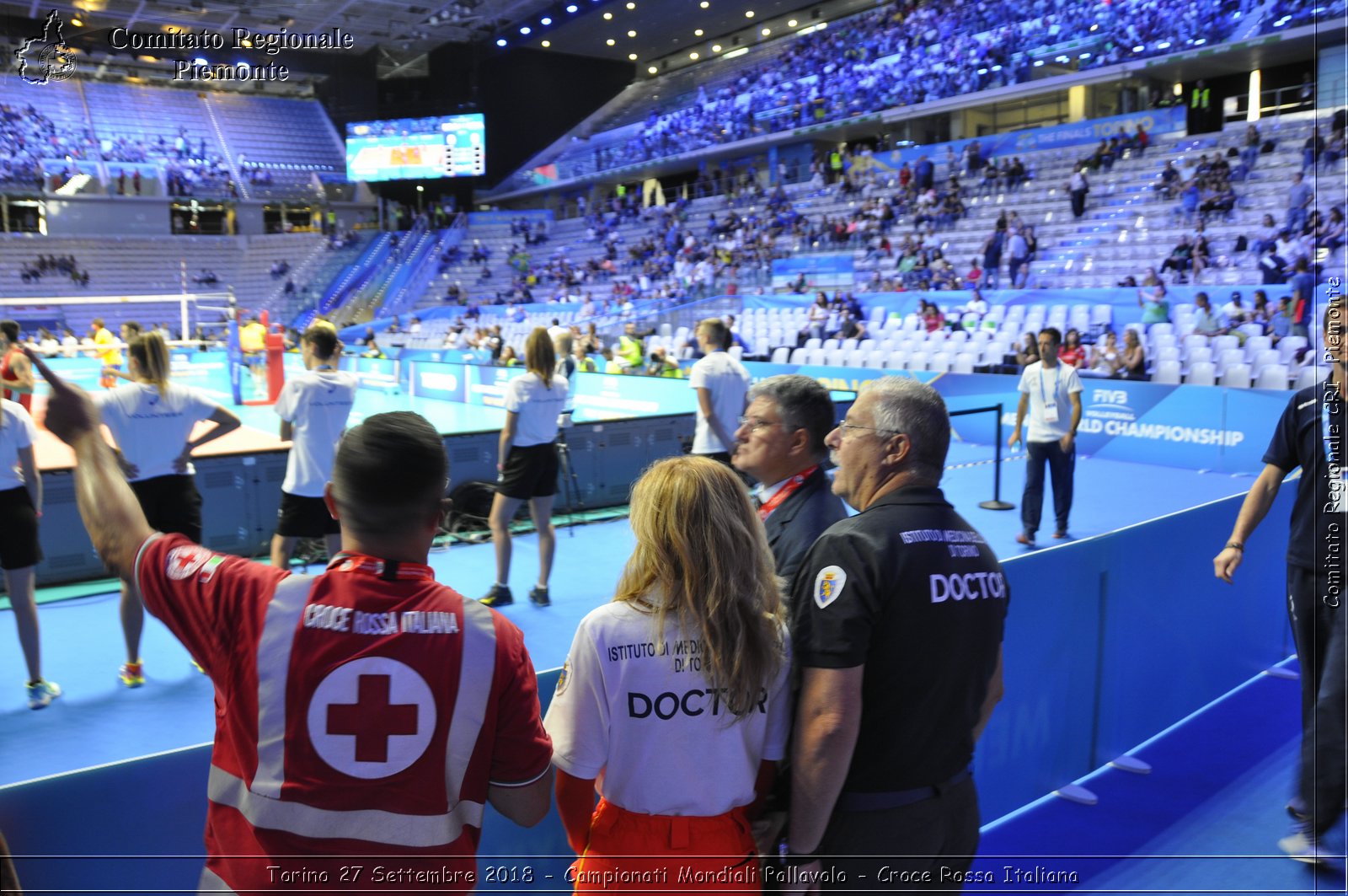 Torino 27 Settembre 2018 - Campionati Mondiali Pallavolo - Croce Rossa Italiana- Comitato Regionale del Piemonte