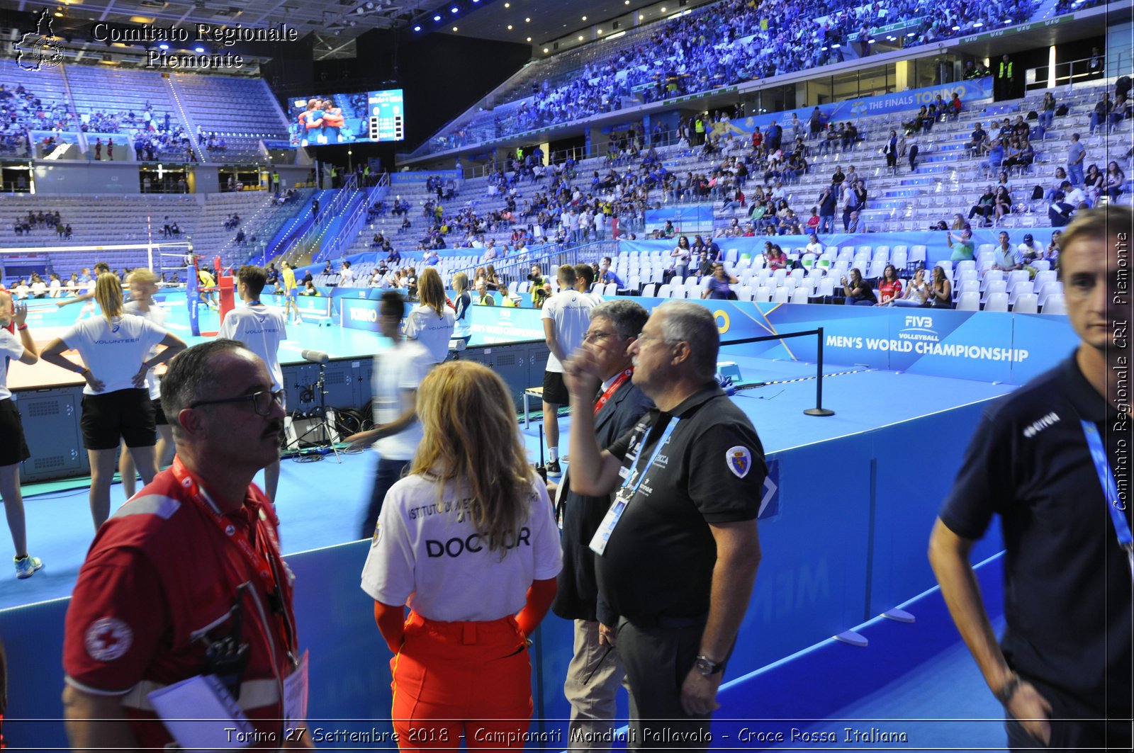 Torino 27 Settembre 2018 - Campionati Mondiali Pallavolo - Croce Rossa Italiana- Comitato Regionale del Piemonte