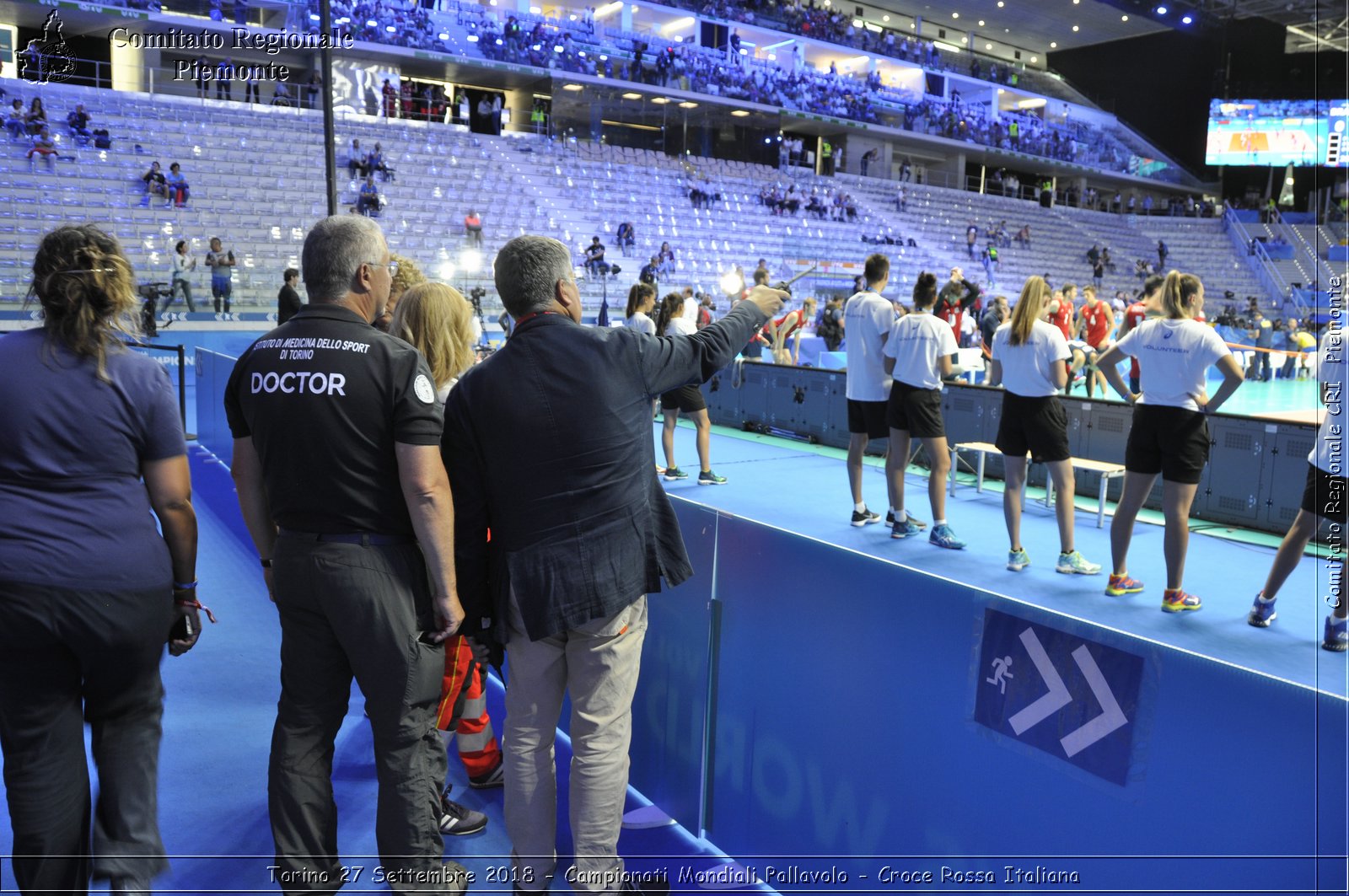 Torino 27 Settembre 2018 - Campionati Mondiali Pallavolo - Croce Rossa Italiana- Comitato Regionale del Piemonte